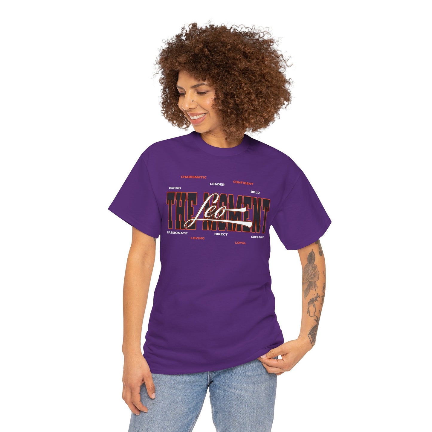 Leo Zodiac T‑Shirt — 'Born to Shine, Built to Lead' Graphic Tee