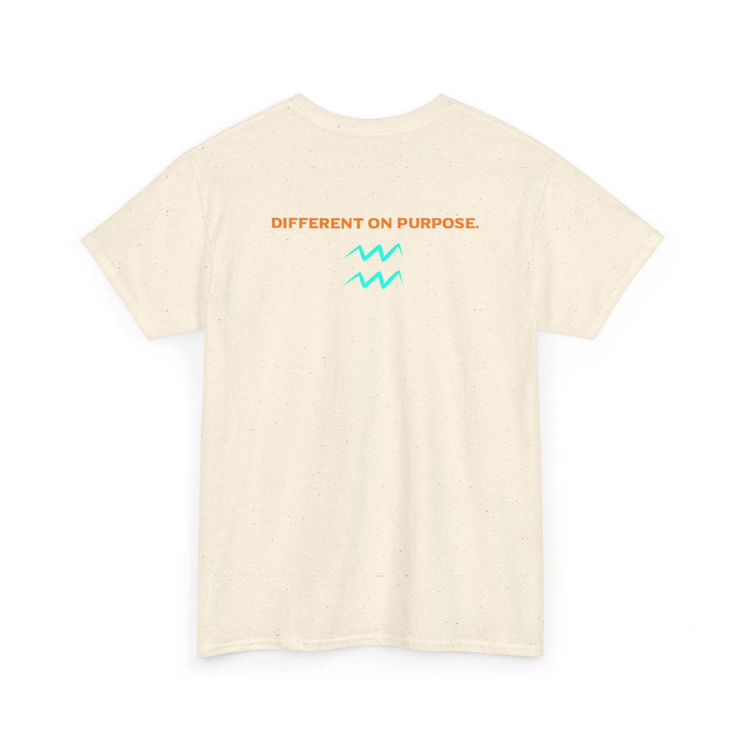 Aquarius Graphic Tee — "Different On Purpose" Casual Streetwear