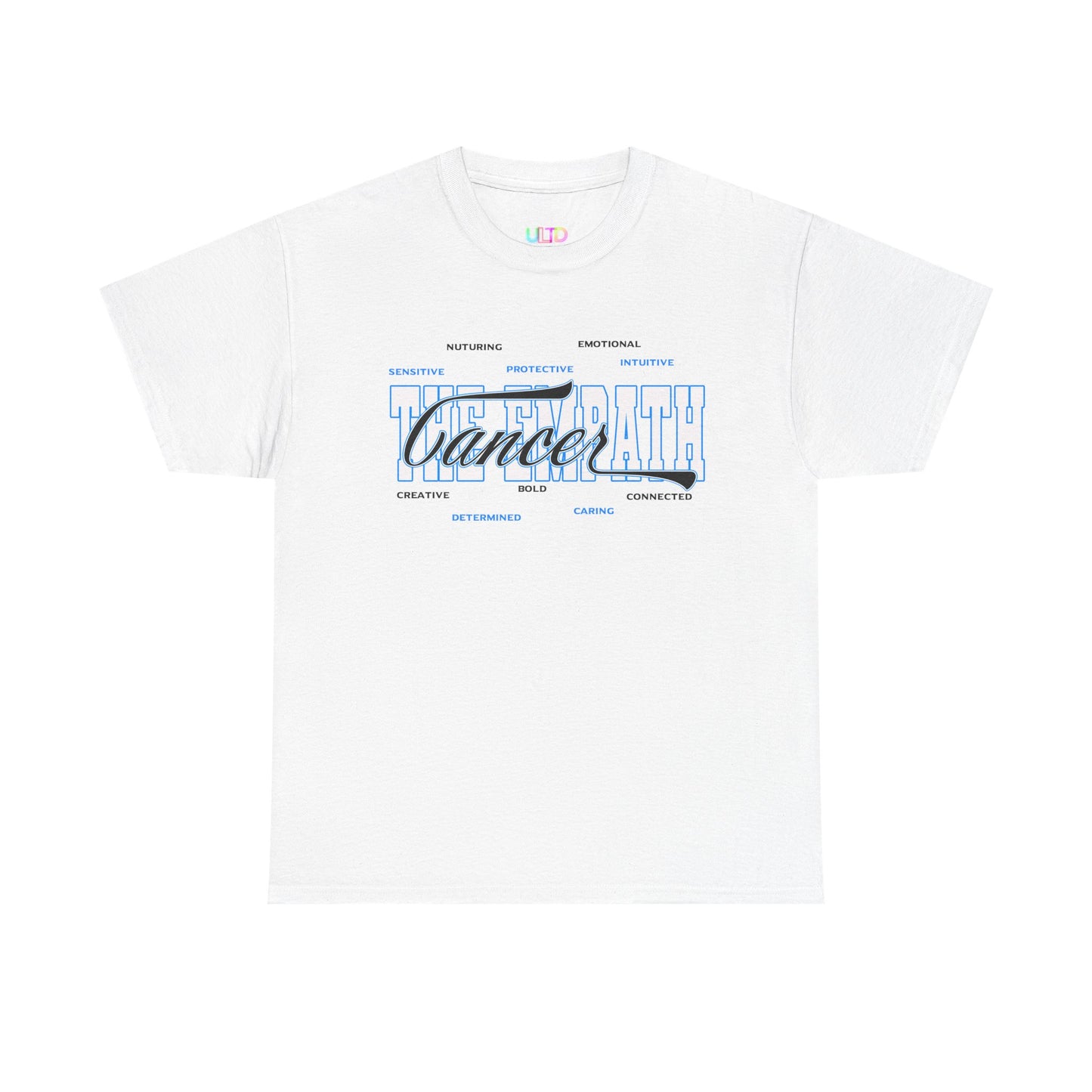 Cancer Zodiac T‑Shirt – 'Soft Heart, Hard Shell, Real Love' Astrological Tee