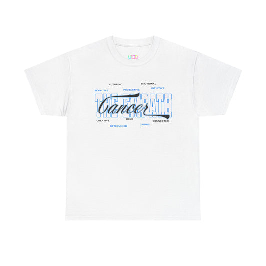 Cancer Zodiac T‑Shirt – 'Soft Heart, Hard Shell, Real Love' Astrological Tee
