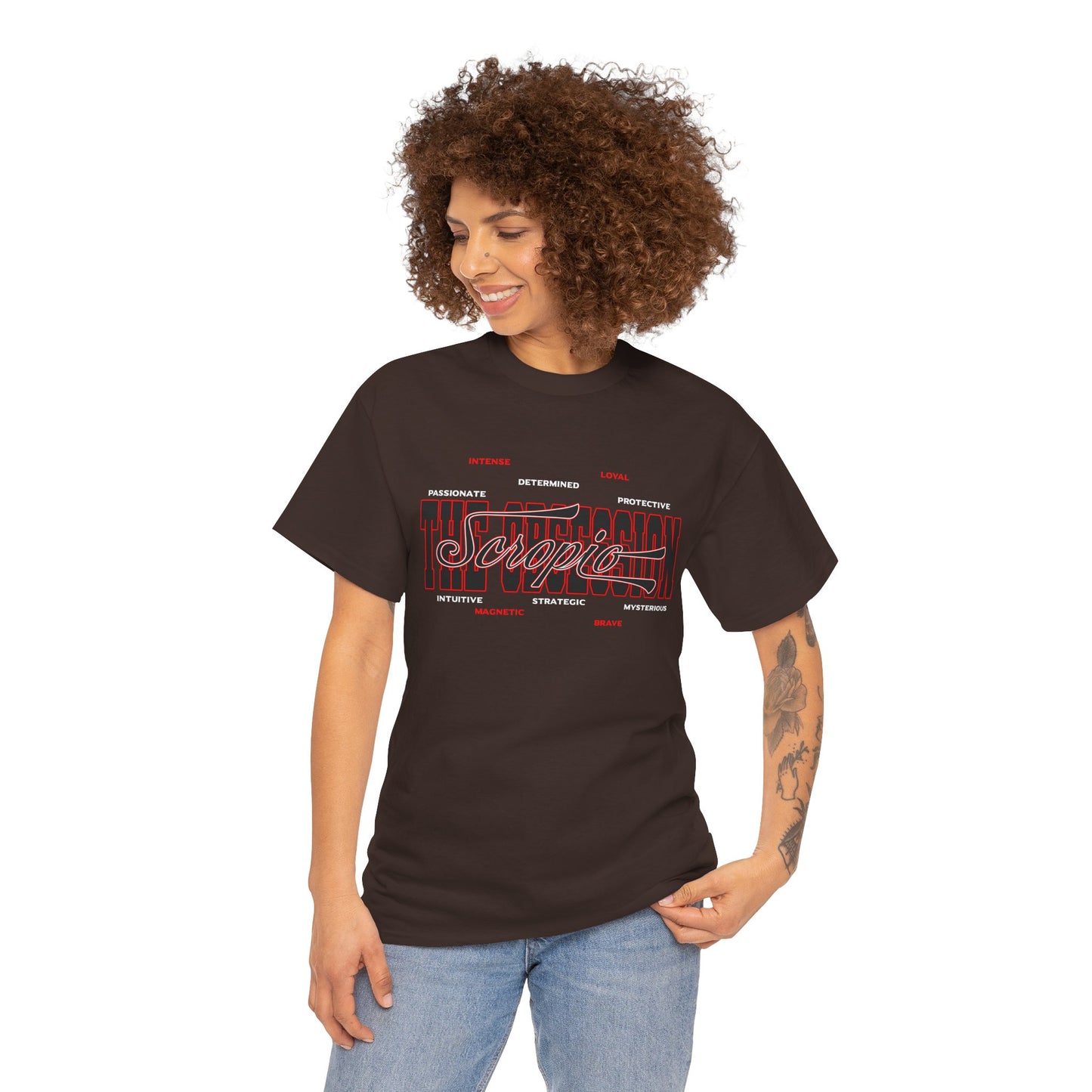 Scorpio Zodiac Tee — “You’ll Feel Me Before You See Me” Black Astrologer Shirt