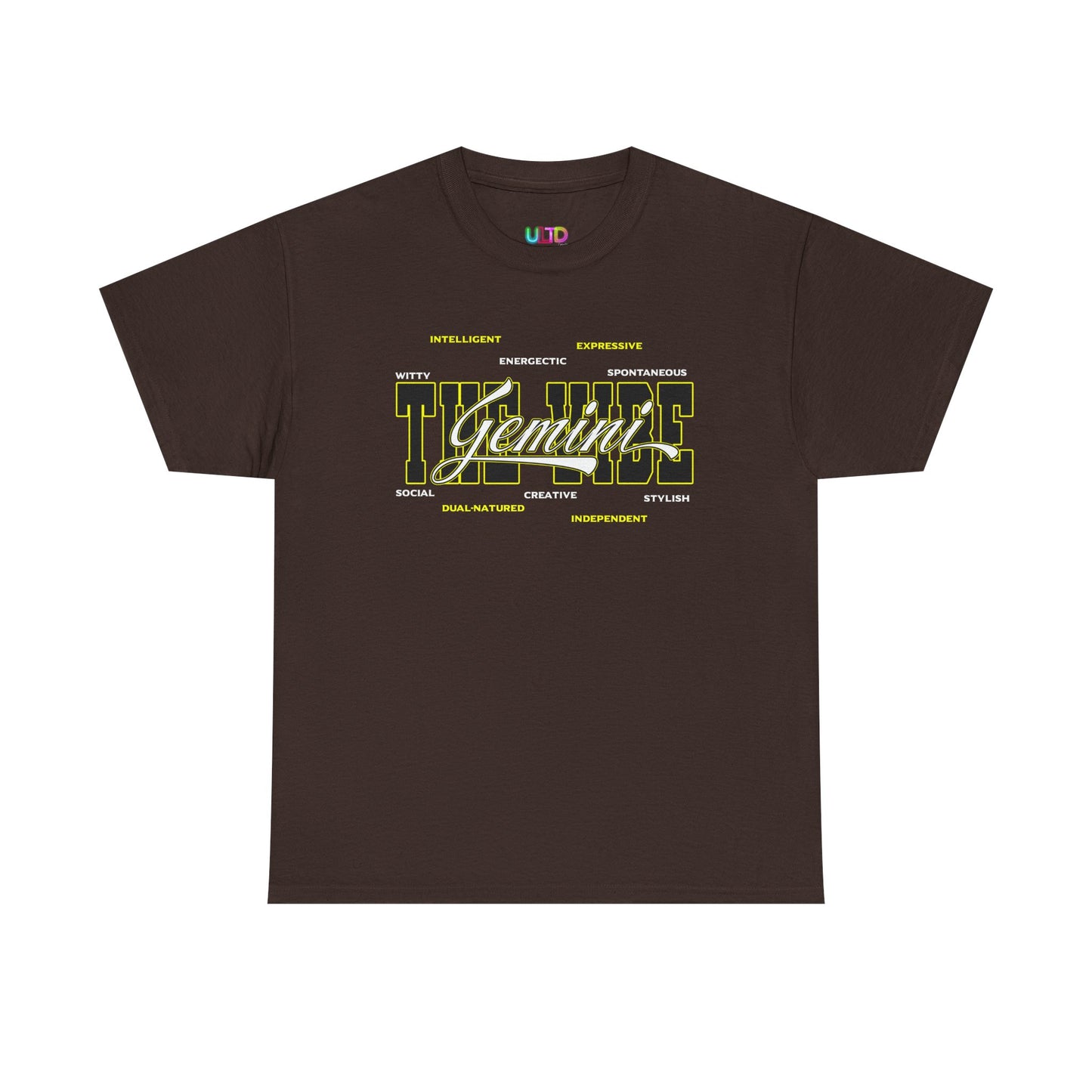 Gemini Zodiac Tee – The Vibe Graphic Astrological Shirt