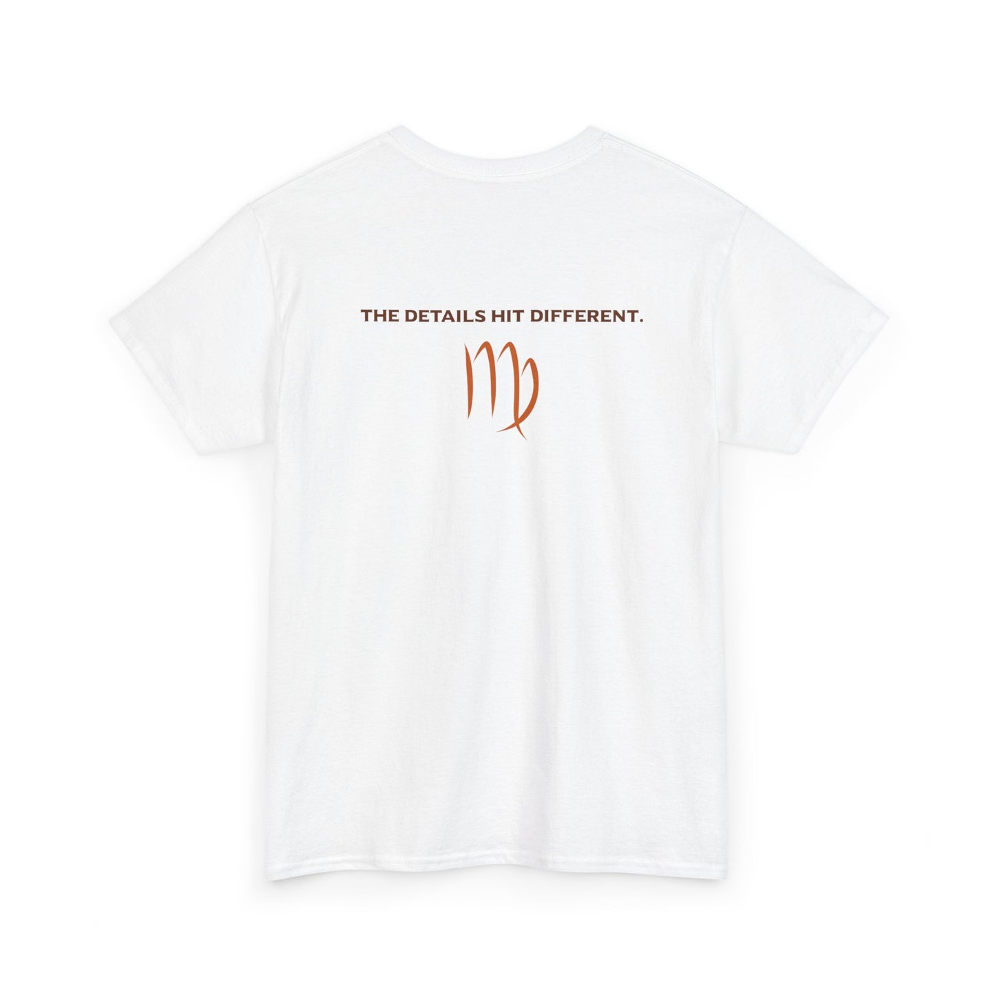 Virgo Graphic Tee — "The Details Hit Different" Astrology Shirt