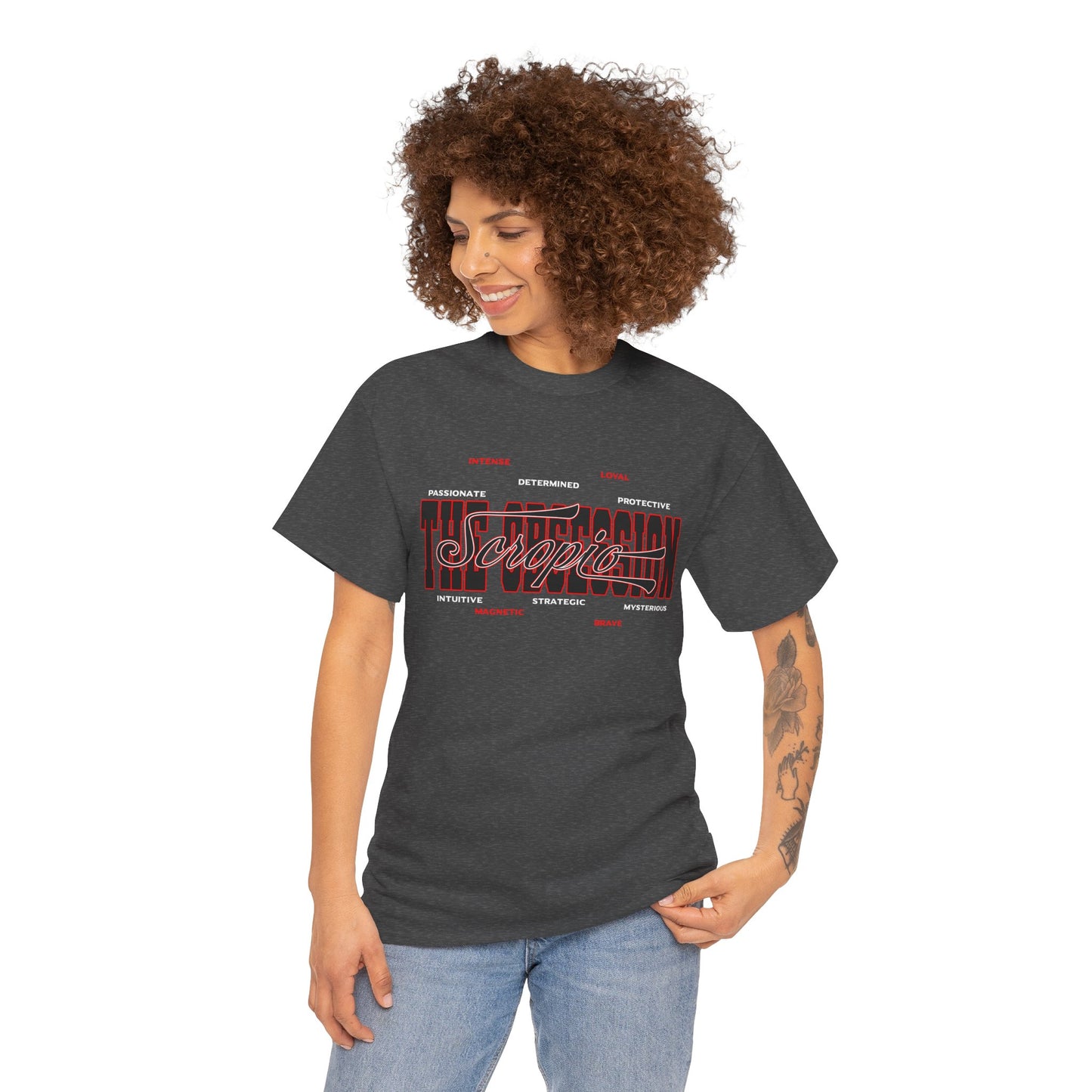 Scorpio Zodiac Tee — “You’ll Feel Me Before You See Me” Black Astrologer Shirt