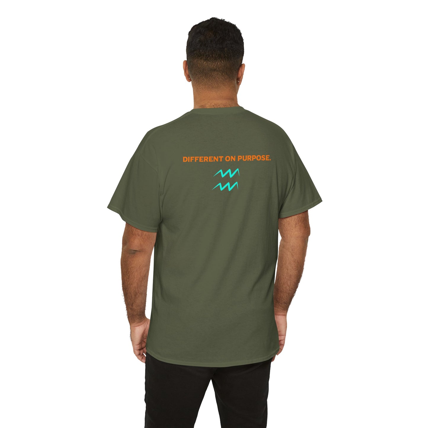 Aquarius Graphic Tee — "Different On Purpose" Casual Streetwear