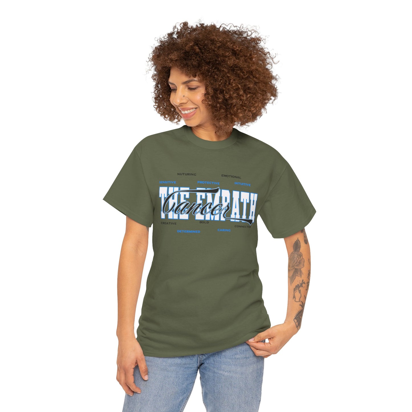 Cancer Zodiac T‑Shirt – 'Soft Heart, Hard Shell, Real Love' Astrological Tee