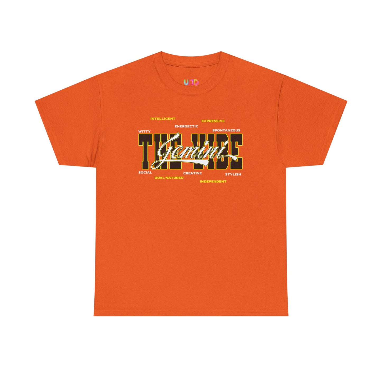 Gemini Zodiac Tee – The Vibe Graphic Astrological Shirt