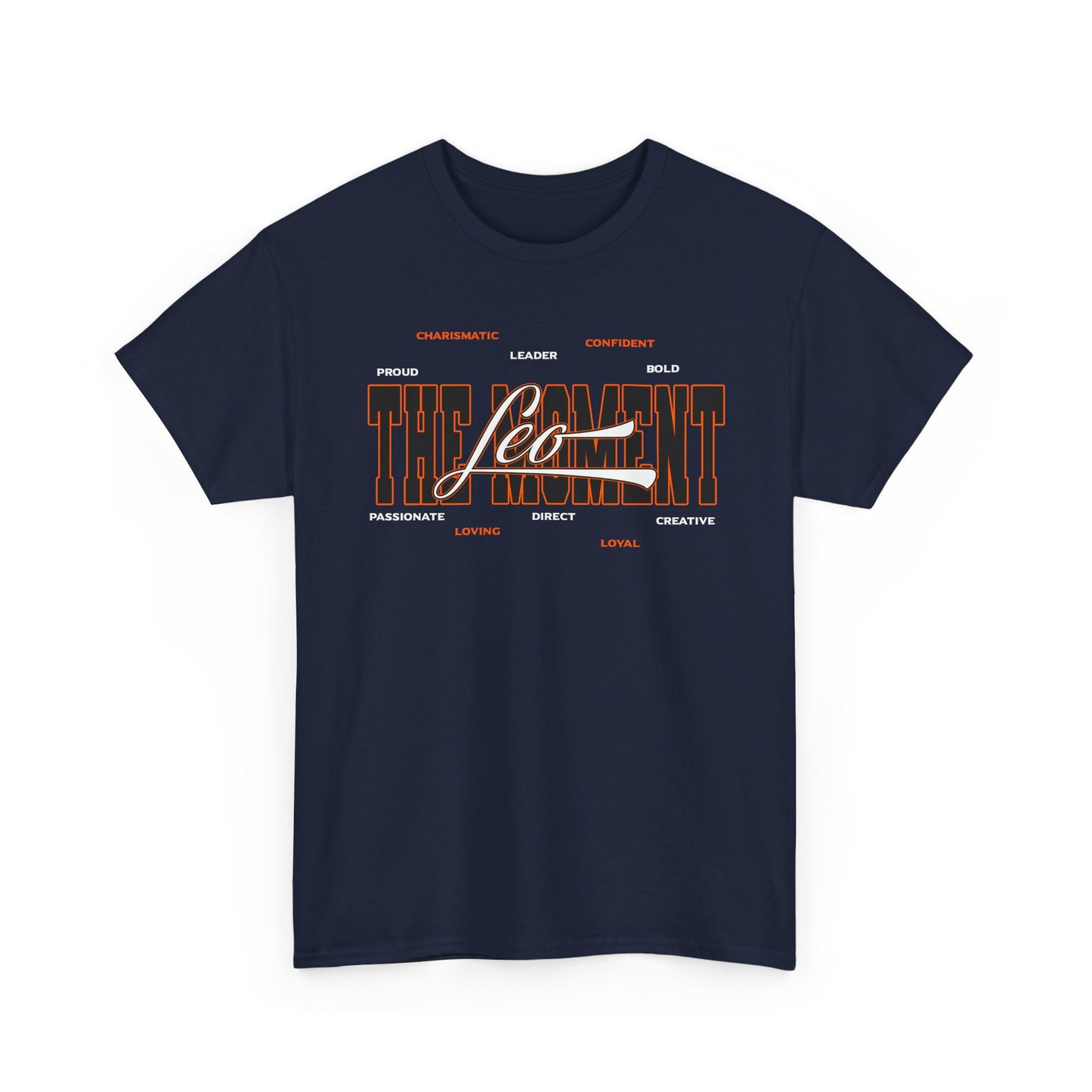 Leo Zodiac T‑Shirt — 'Born to Shine, Built to Lead' Graphic Tee