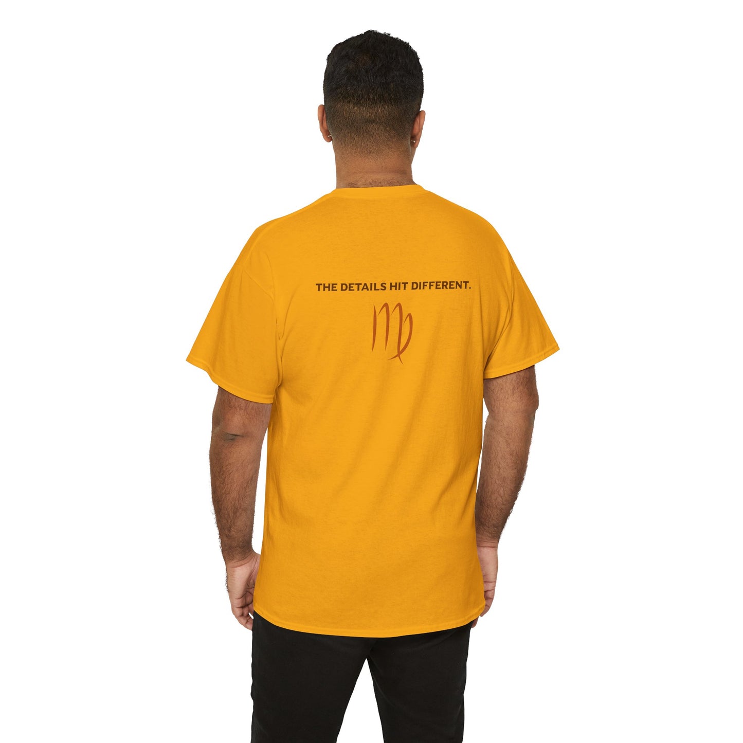 Virgo Graphic Tee — "The Details Hit Different" Astrology Shirt