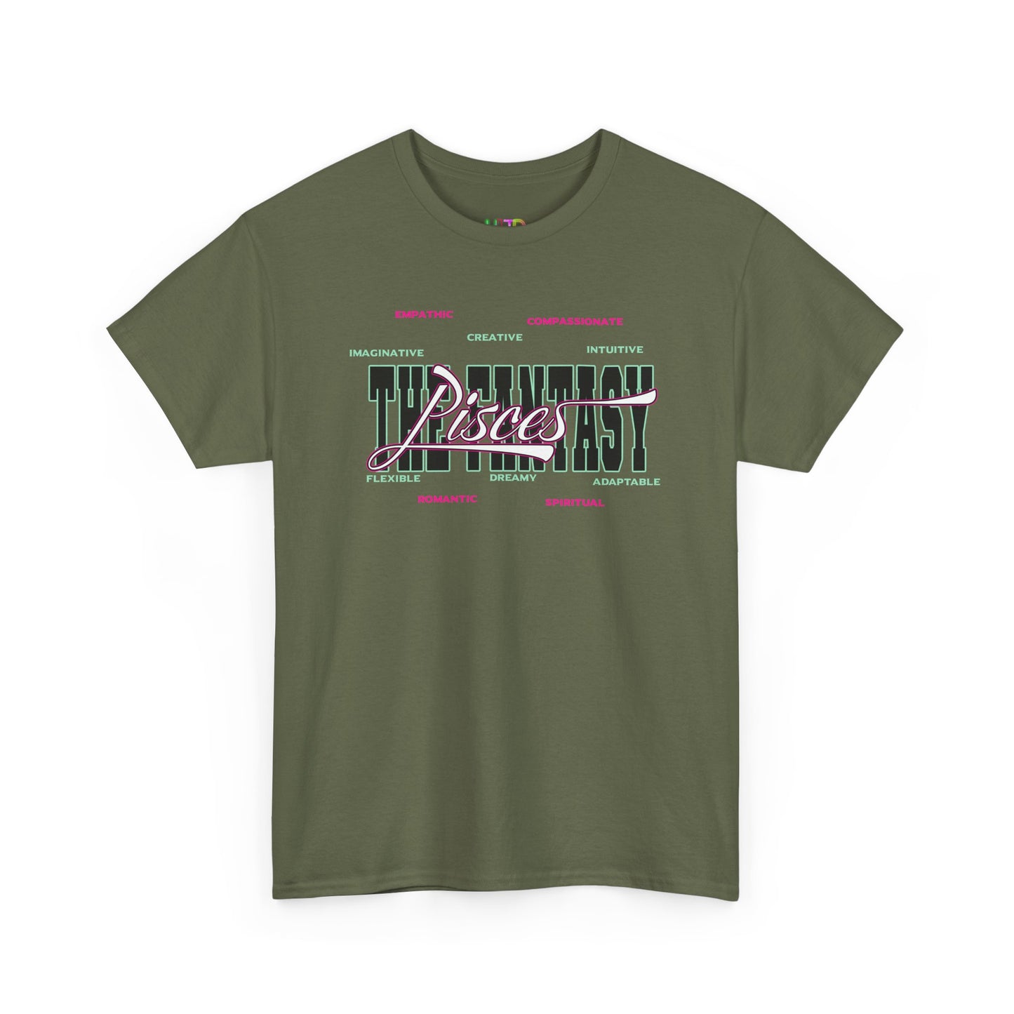 Pisces Dreamer T-Shirt — Astrological Pisces Tee with “Feel It. Dream It. Live It.”