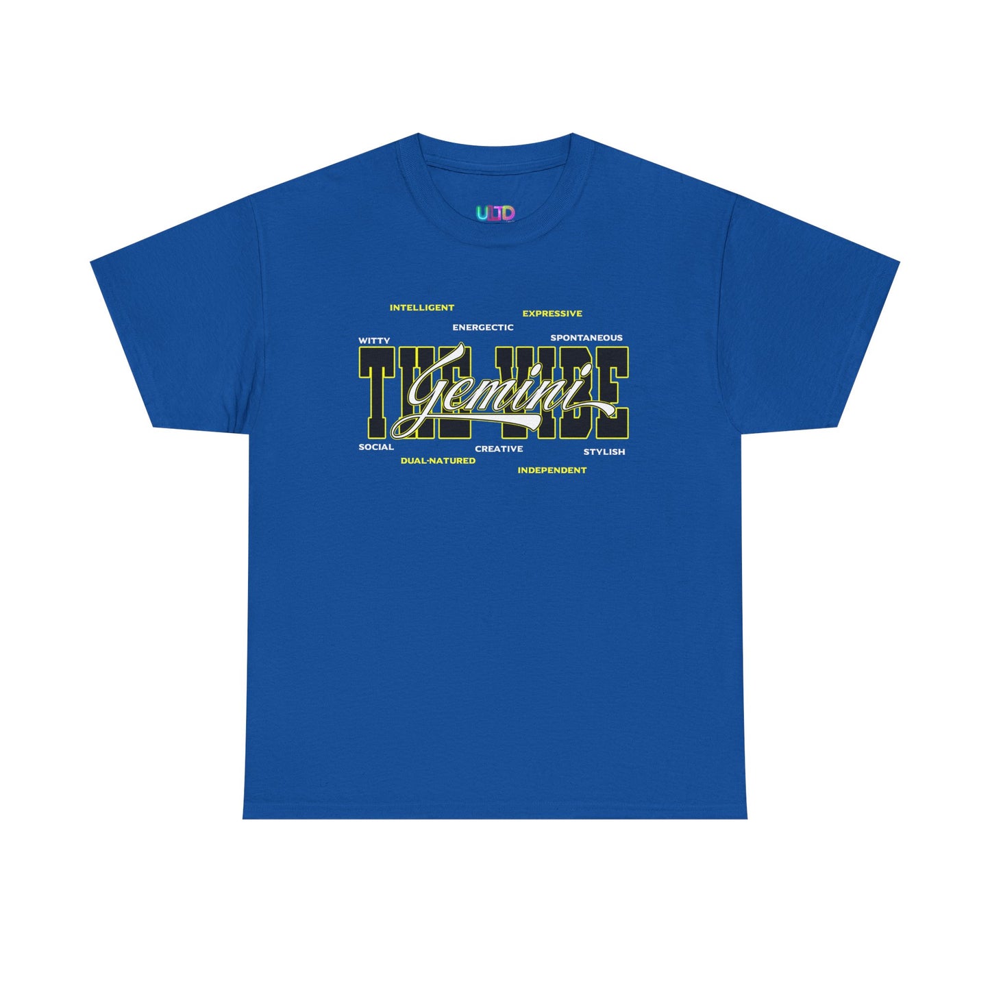 Gemini Zodiac Tee – The Vibe Graphic Astrological Shirt