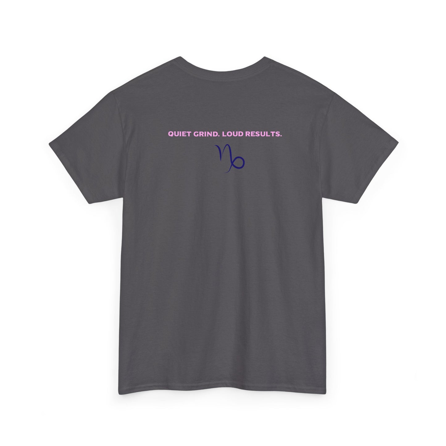 Capricorn Zodiac T-Shirt — Stylish Astrology Tee with 'Capricorn' Script & Traits
