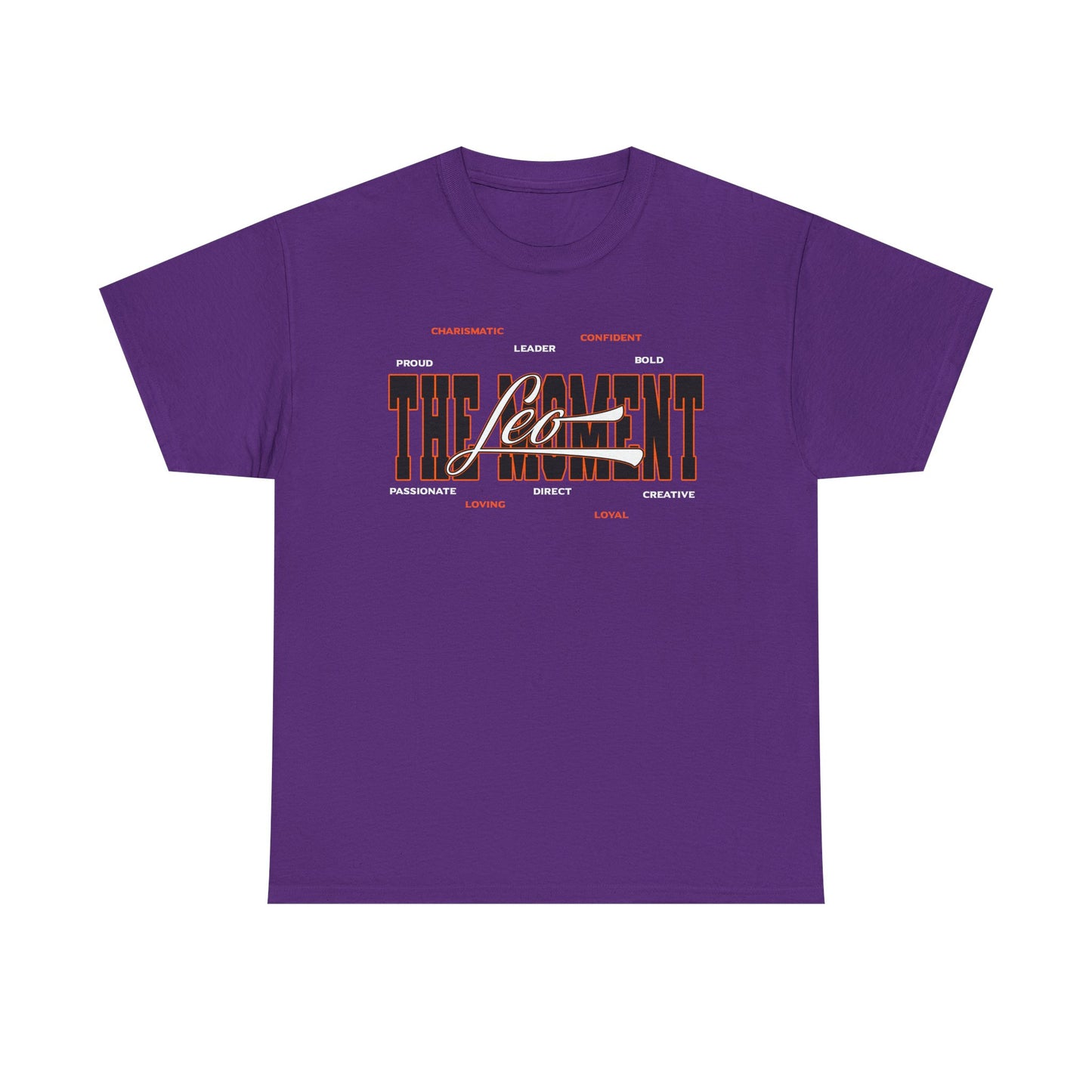Leo Zodiac T‑Shirt — 'Born to Shine, Built to Lead' Graphic Tee