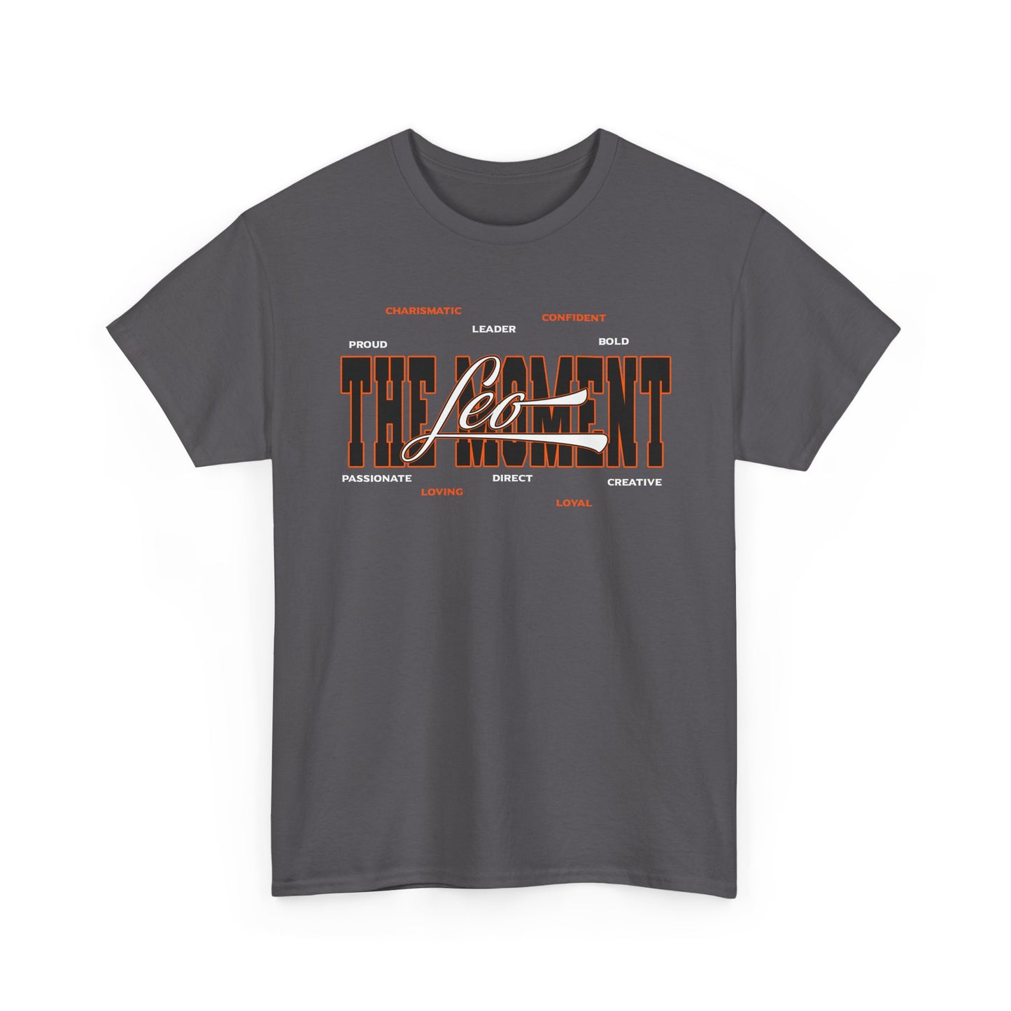 Leo Zodiac T‑Shirt — 'Born to Shine, Built to Lead' Graphic Tee
