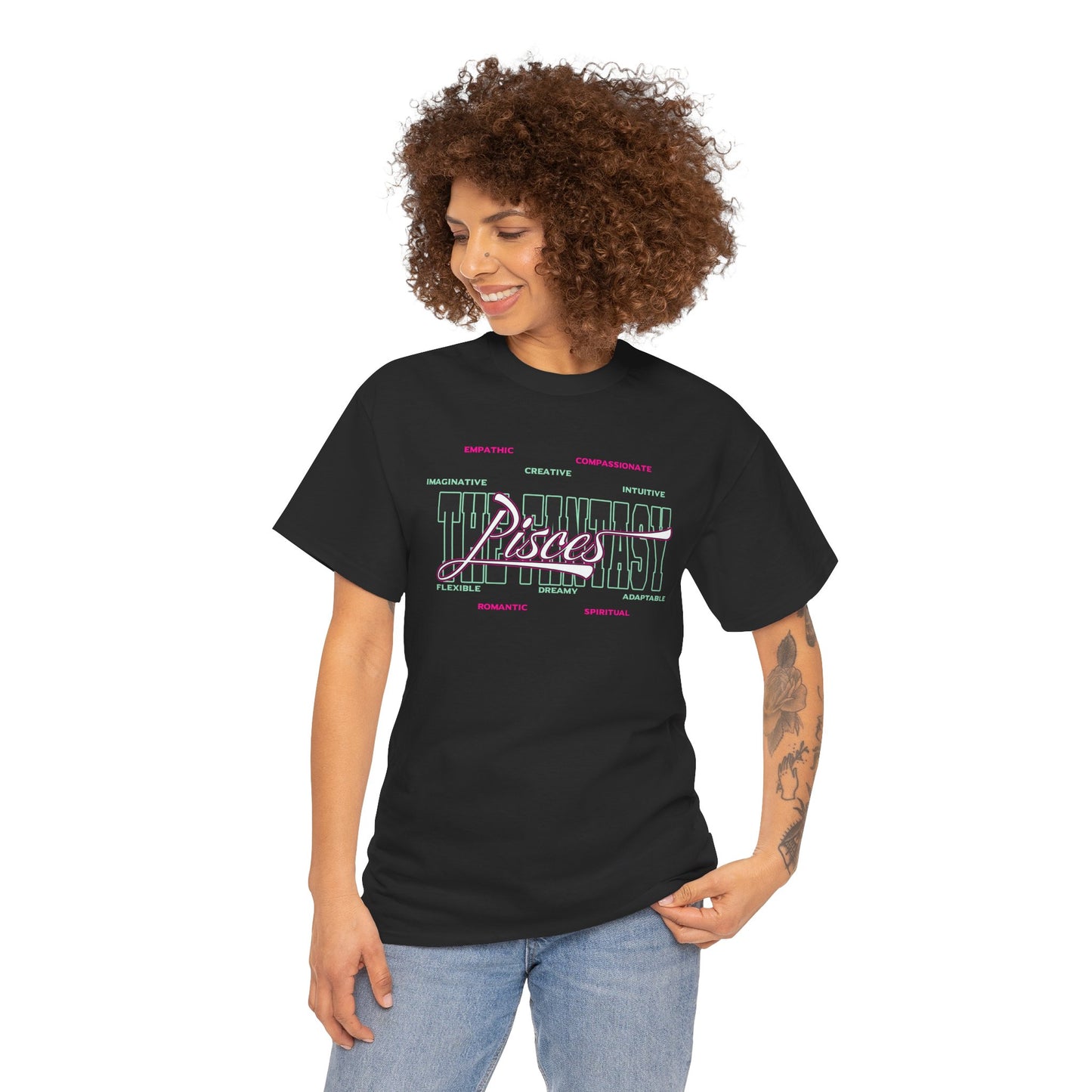 Pisces Dreamer T-Shirt — Astrological Pisces Tee with “Feel It. Dream It. Live It.”