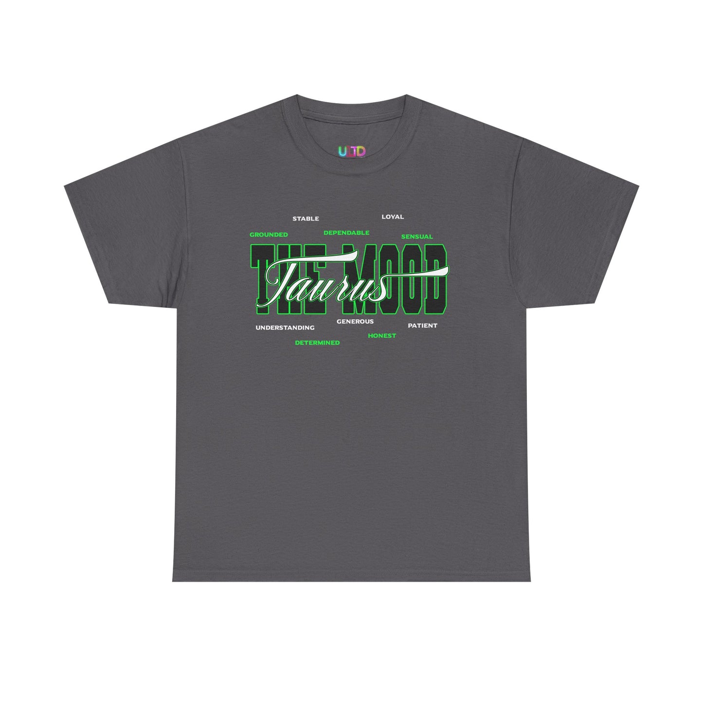 Taurus Zodiac Tee — Green Retro Horoscope Graphic Shirt