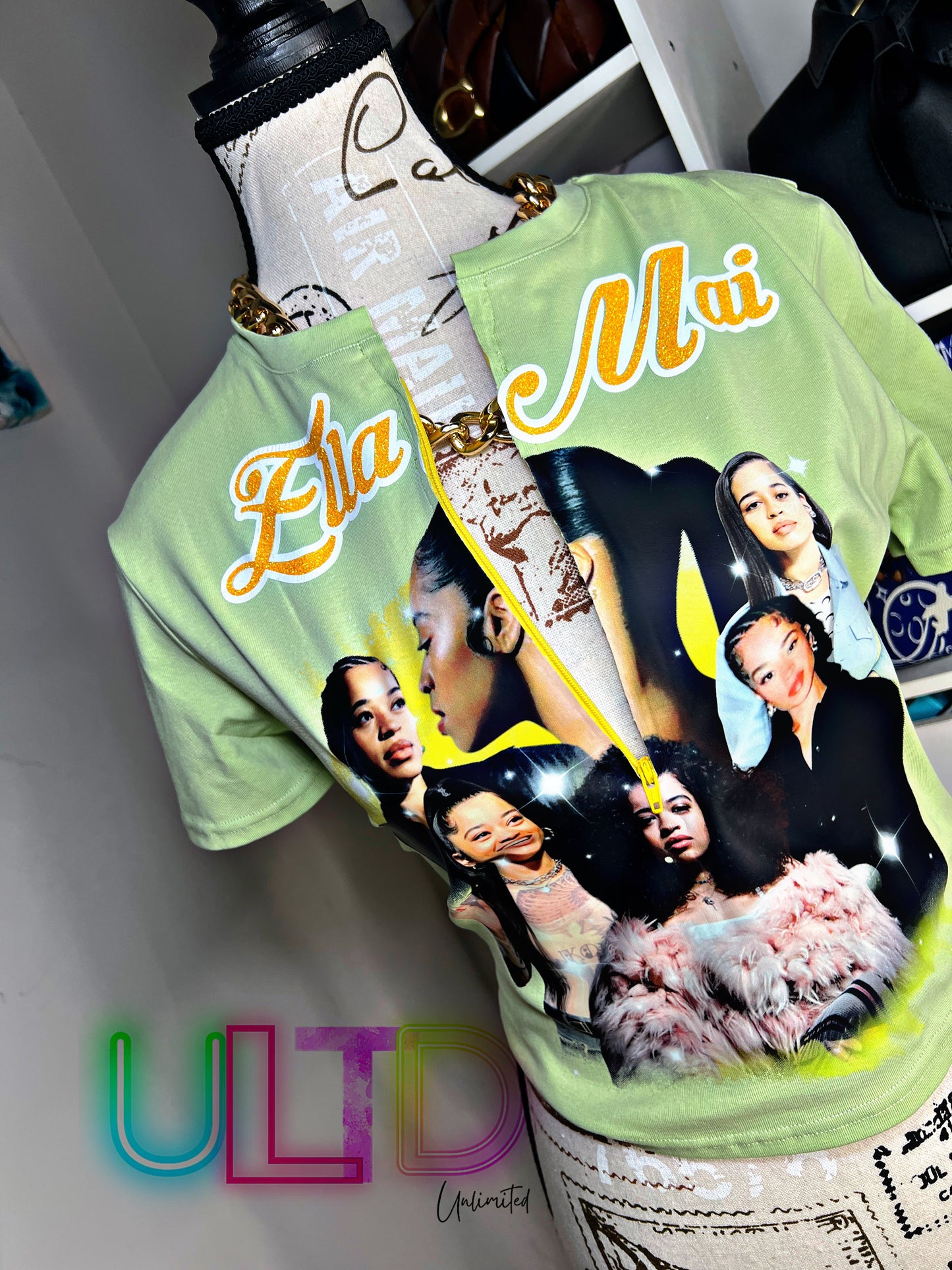 The Front Row™️-Ella Mai Edition Cropped Fitted Tee