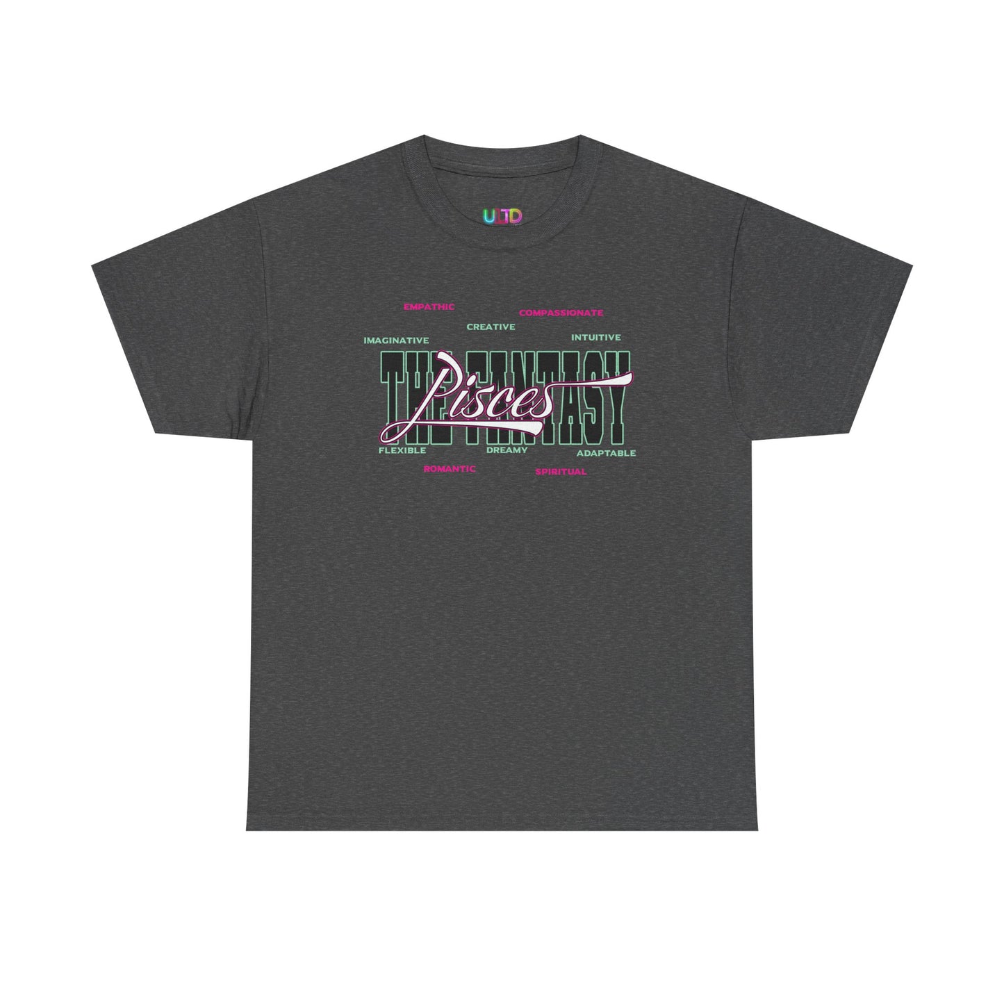 Pisces Dreamer T-Shirt — Astrological Pisces Tee with “Feel It. Dream It. Live It.”