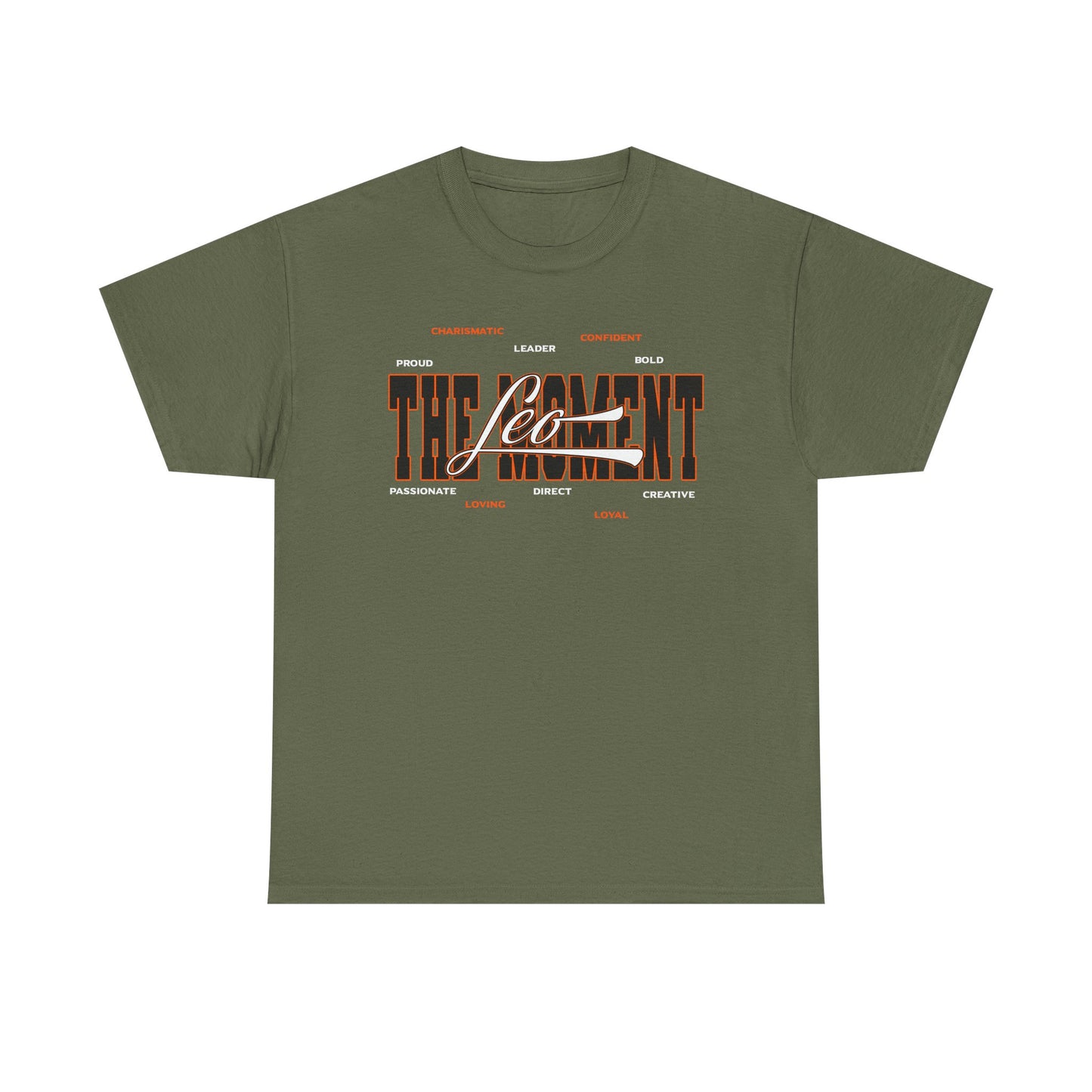 Leo Zodiac T‑Shirt — 'Born to Shine, Built to Lead' Graphic Tee