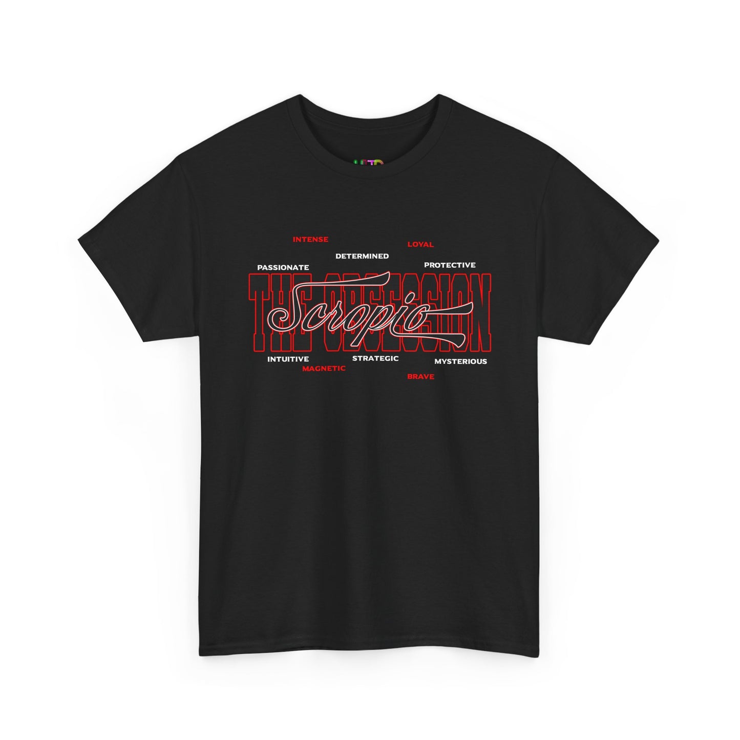 Scorpio Zodiac Tee — “You’ll Feel Me Before You See Me” Black Astrologer Shirt