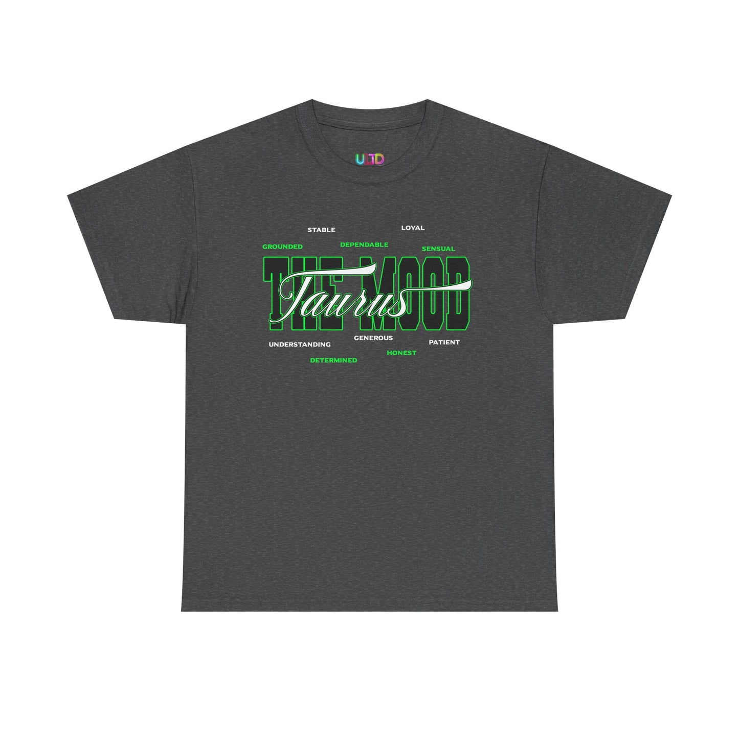 Taurus Zodiac Tee — Green Retro Horoscope Graphic Shirt