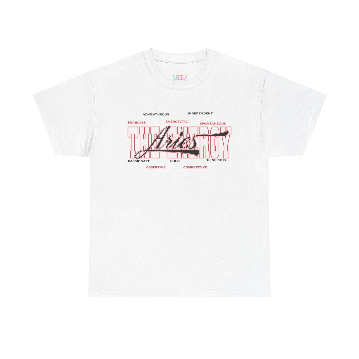 Aries Zodiac Tee — 'Aries' Graphic Astrology T-Shirt