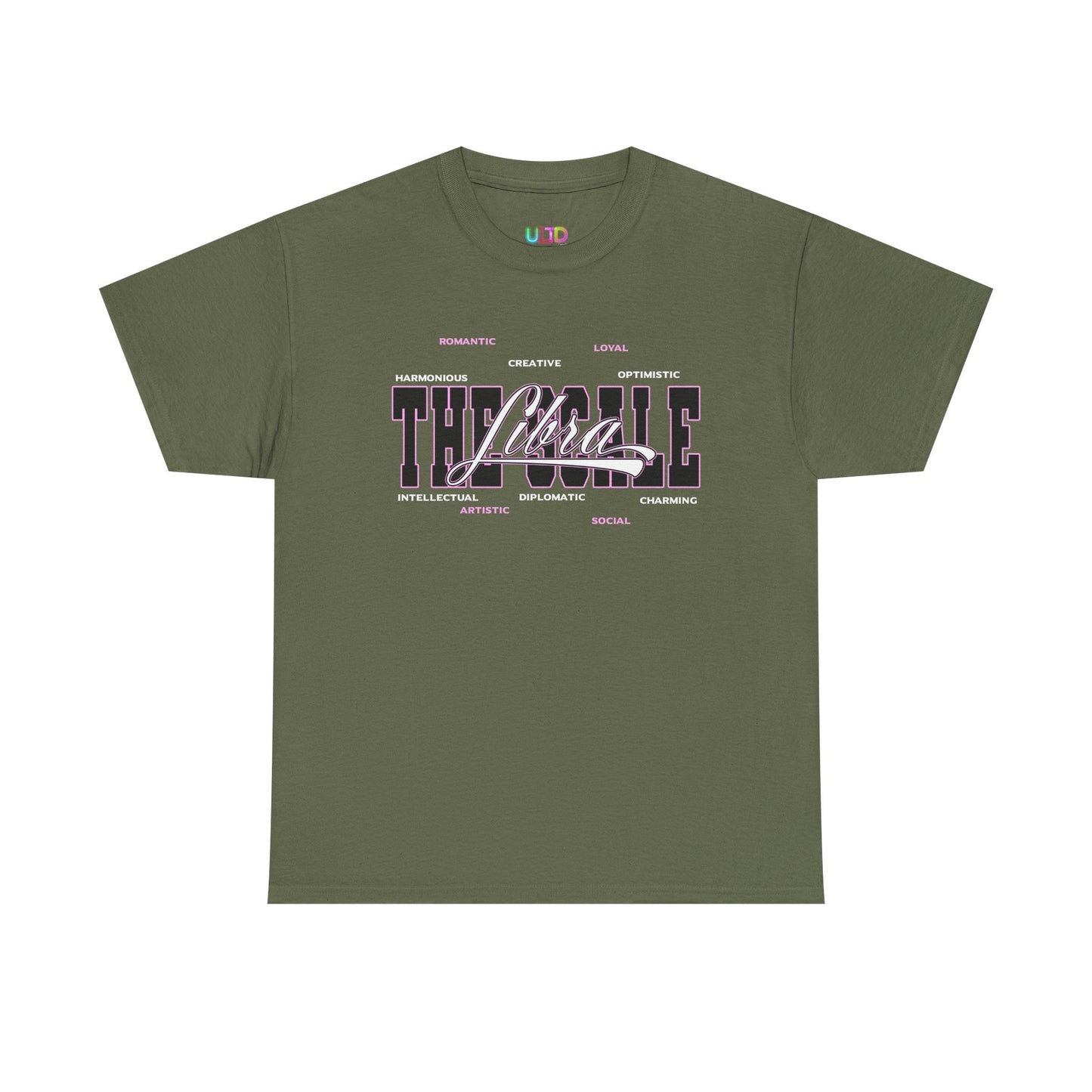 Libra Zodiac T‑Shirt — 'Balanced by Choice' Pink Graphic Tee