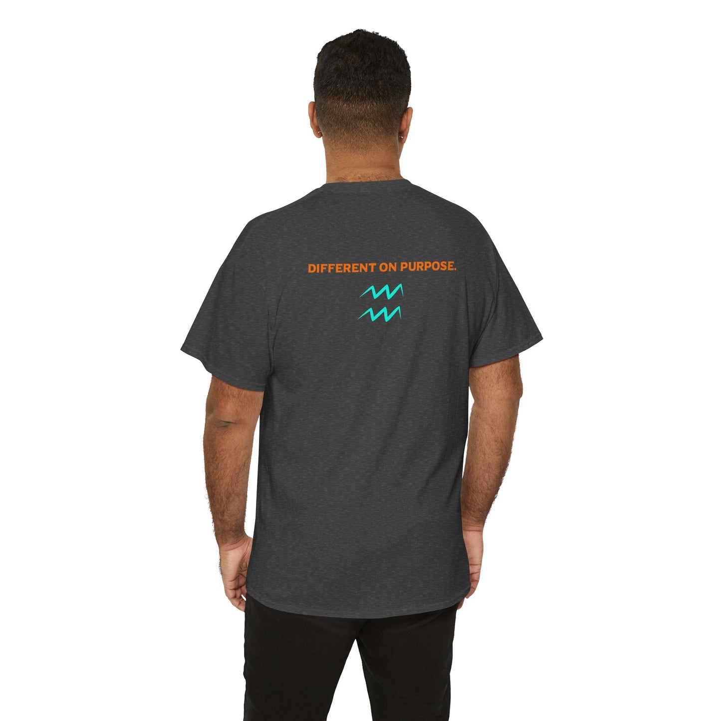 Aquarius Graphic Tee — "Different On Purpose" Casual Streetwear