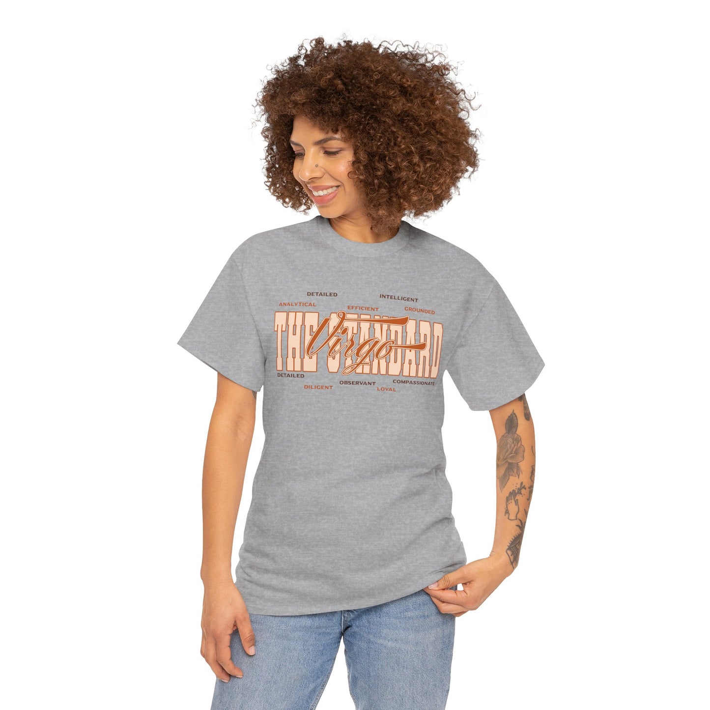 Virgo Graphic Tee — "The Details Hit Different" Astrology Shirt