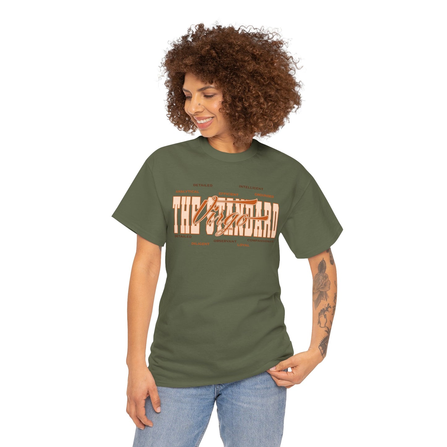 Virgo Graphic Tee — "The Details Hit Different" Astrology Shirt