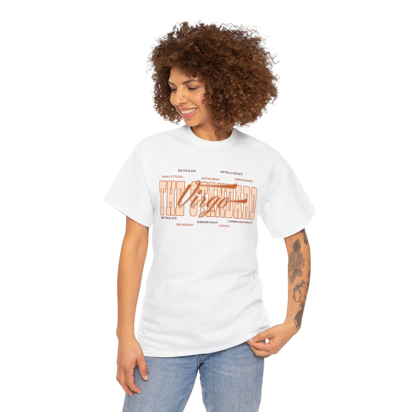 Virgo Graphic Tee — "The Details Hit Different" Astrology Shirt