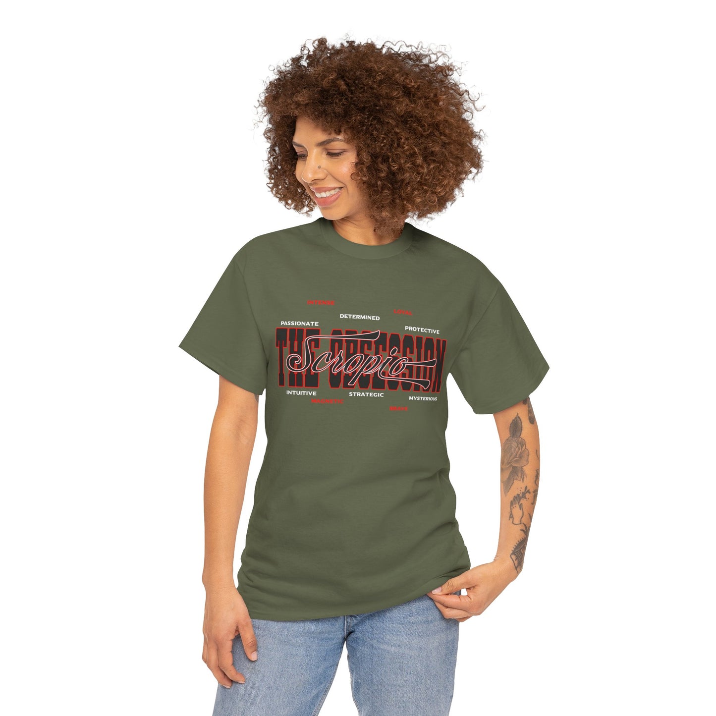 Scorpio Zodiac Tee — “You’ll Feel Me Before You See Me” Black Astrologer Shirt