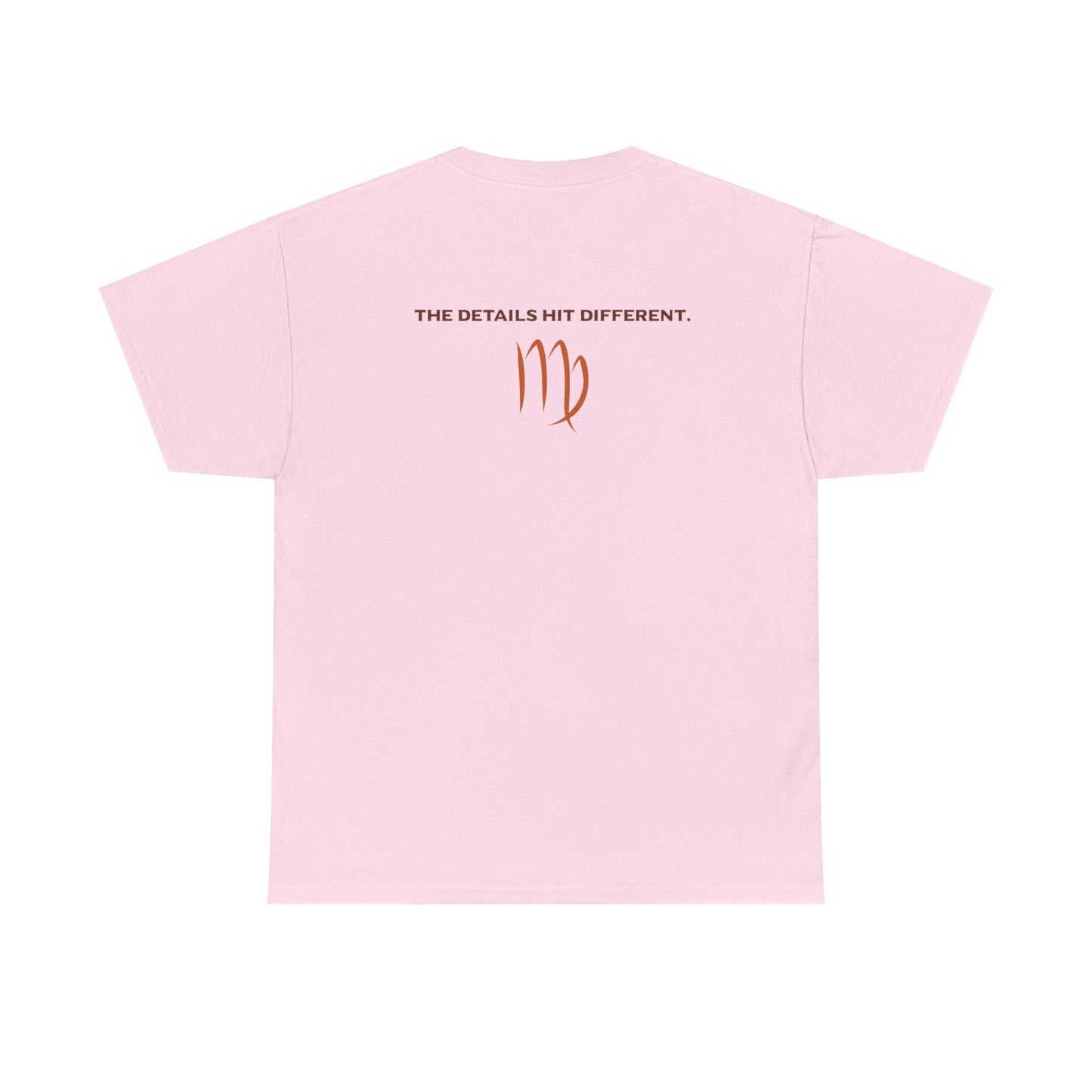 Virgo Graphic Tee — "The Details Hit Different" Astrology Shirt
