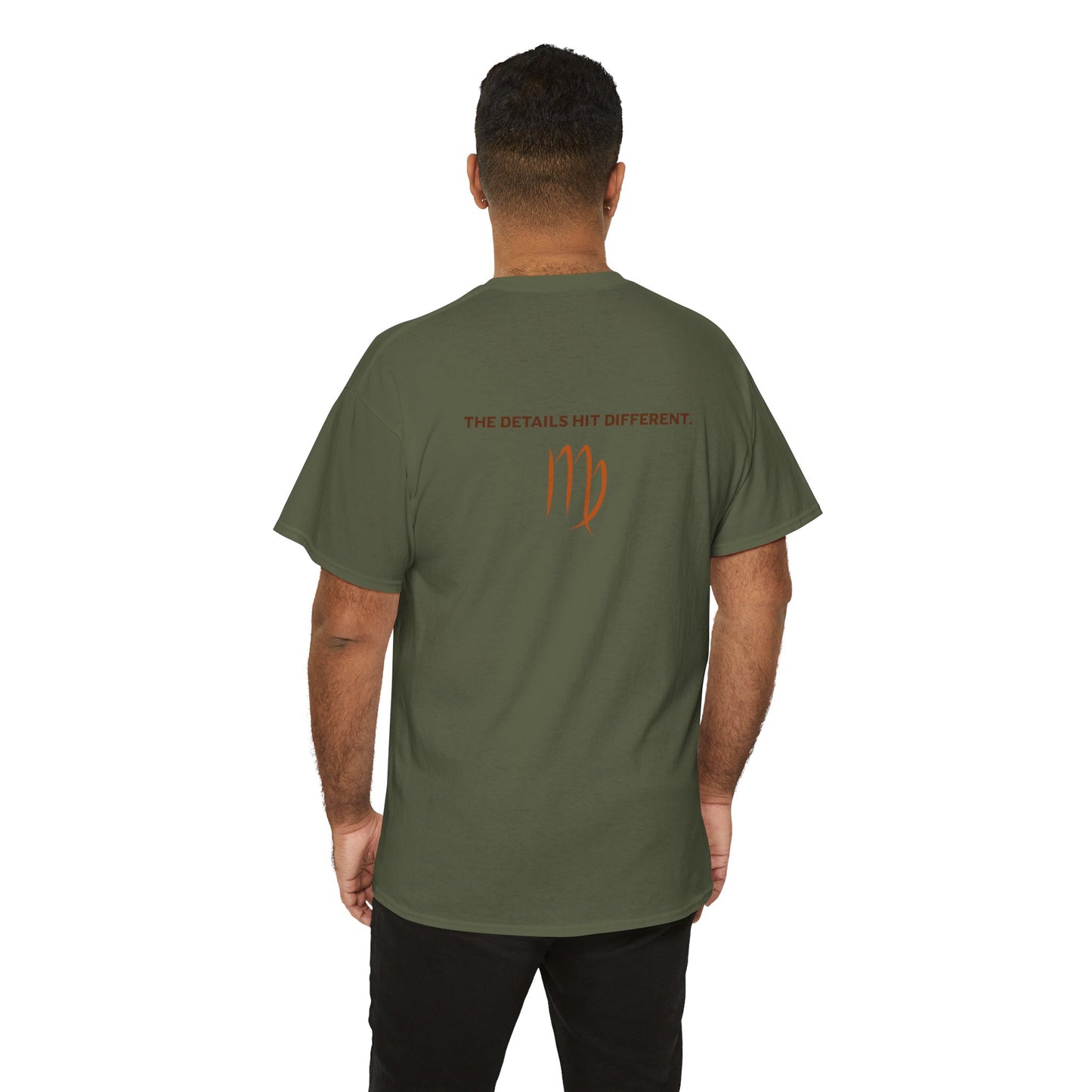 Virgo Graphic Tee — "The Details Hit Different" Astrology Shirt