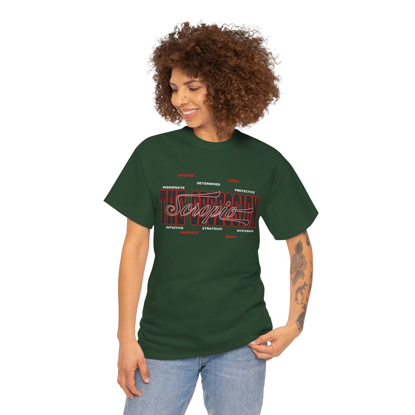 Scorpio Zodiac Tee — “You’ll Feel Me Before You See Me” Black Astrologer Shirt