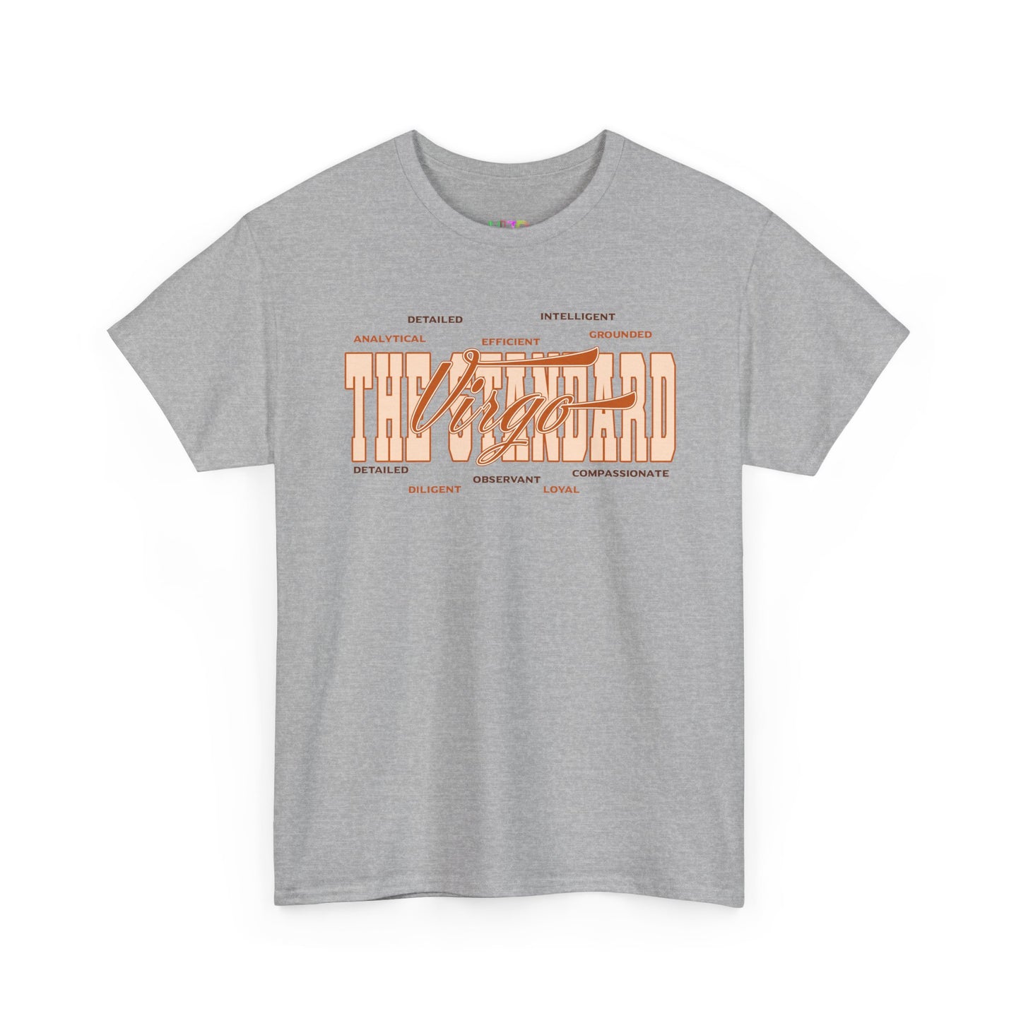 Virgo Graphic Tee — "The Details Hit Different" Astrology Shirt