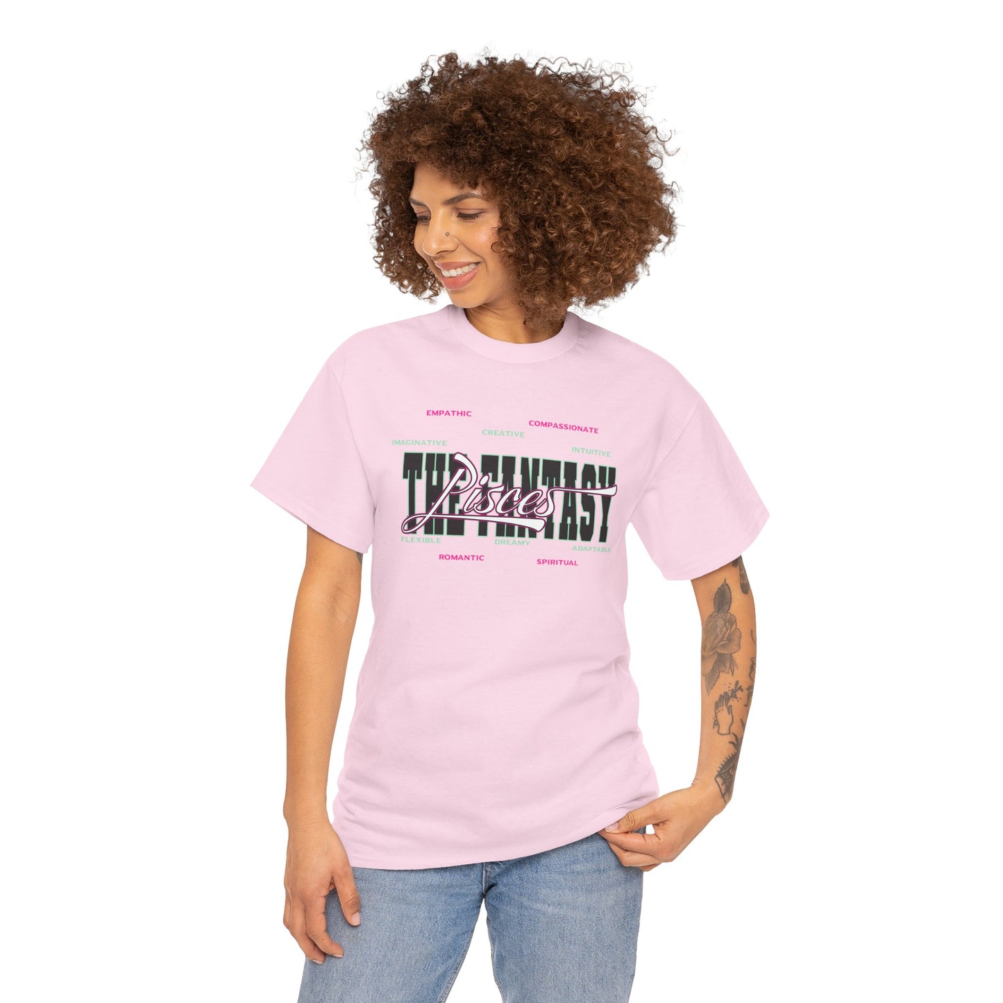 Pisces Dreamer T-Shirt — Astrological Pisces Tee with “Feel It. Dream It. Live It.”