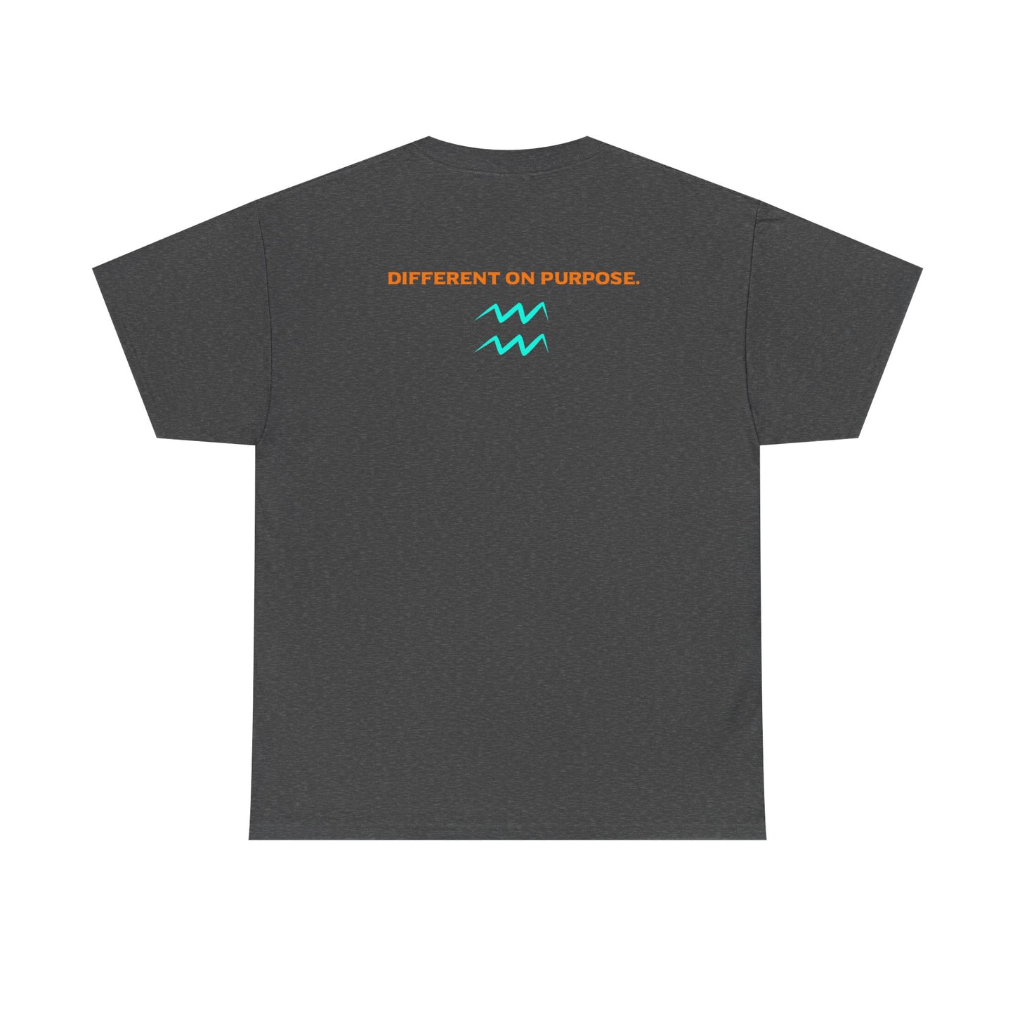 Aquarius Graphic Tee — "Different On Purpose" Casual Streetwear