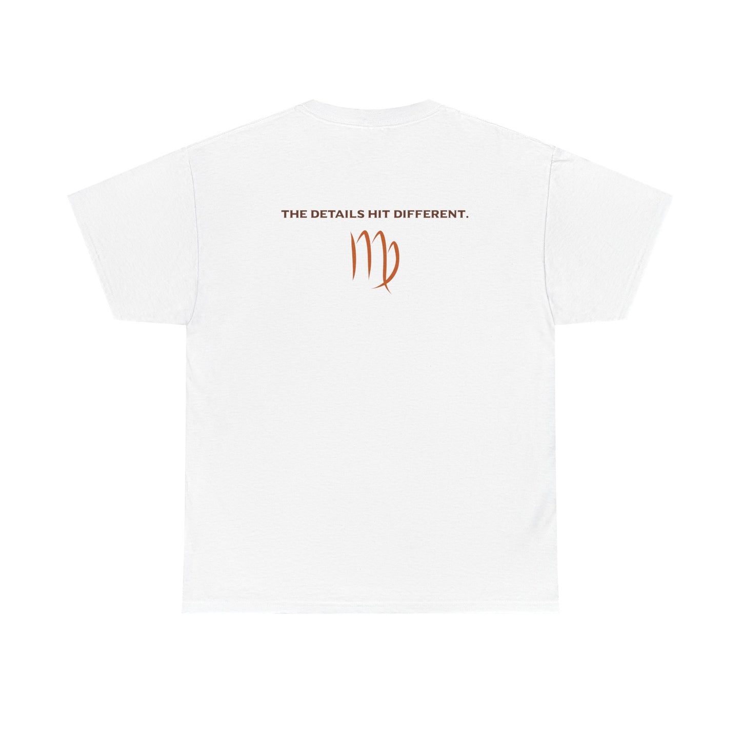 Virgo Graphic Tee — "The Details Hit Different" Astrology Shirt