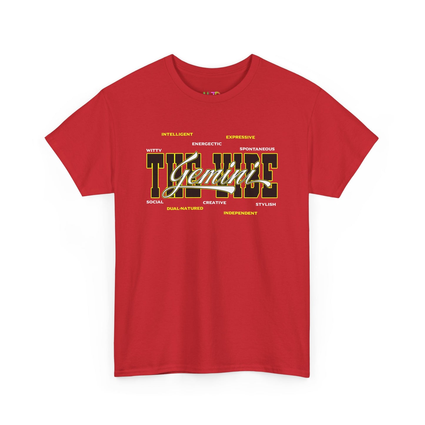Gemini Zodiac Tee – The Vibe Graphic Astrological Shirt