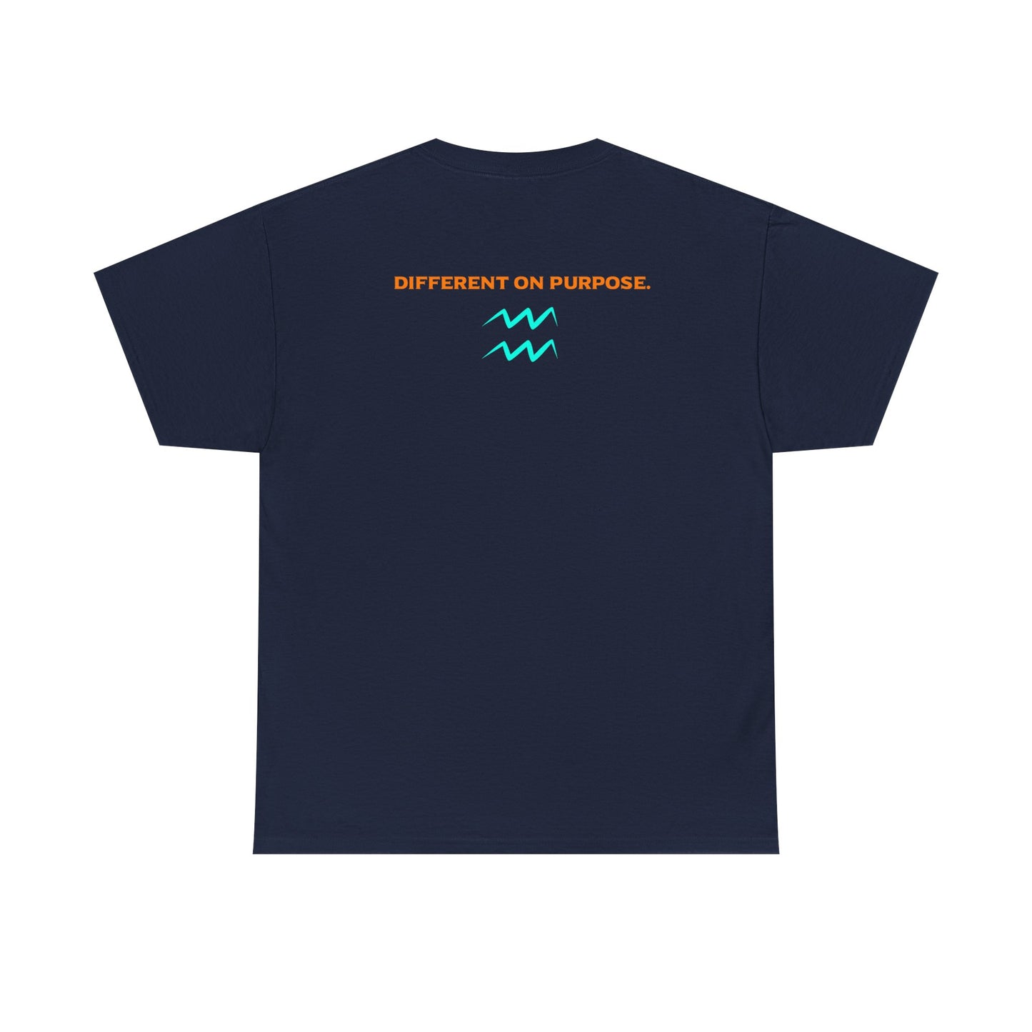 Aquarius Graphic Tee — "Different On Purpose" Casual Streetwear