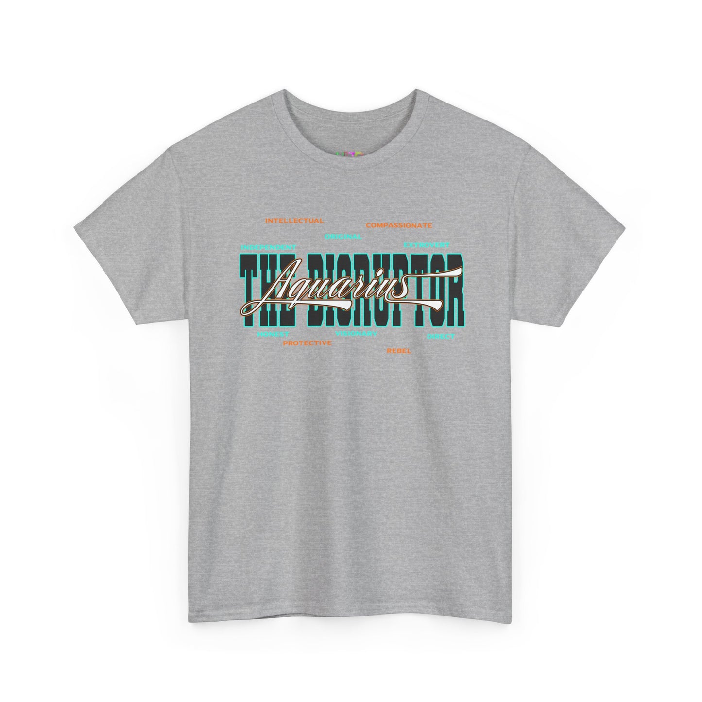 Aquarius Graphic Tee — "Different On Purpose" Casual Streetwear