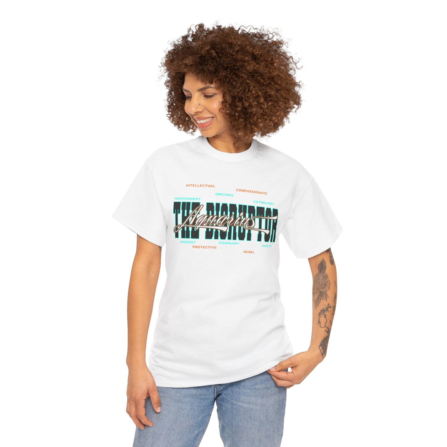 Aquarius Graphic Tee — "Different On Purpose" Casual Streetwear