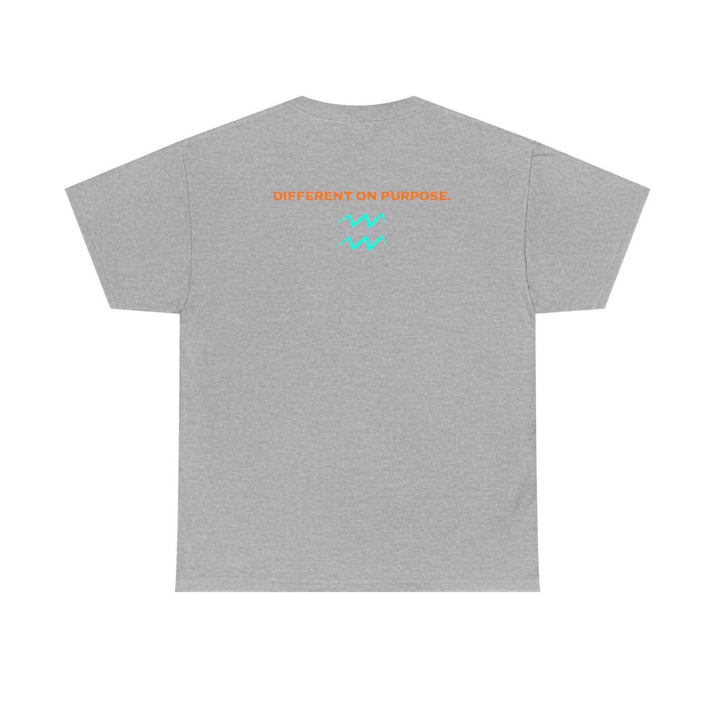 Aquarius Graphic Tee — "Different On Purpose" Casual Streetwear