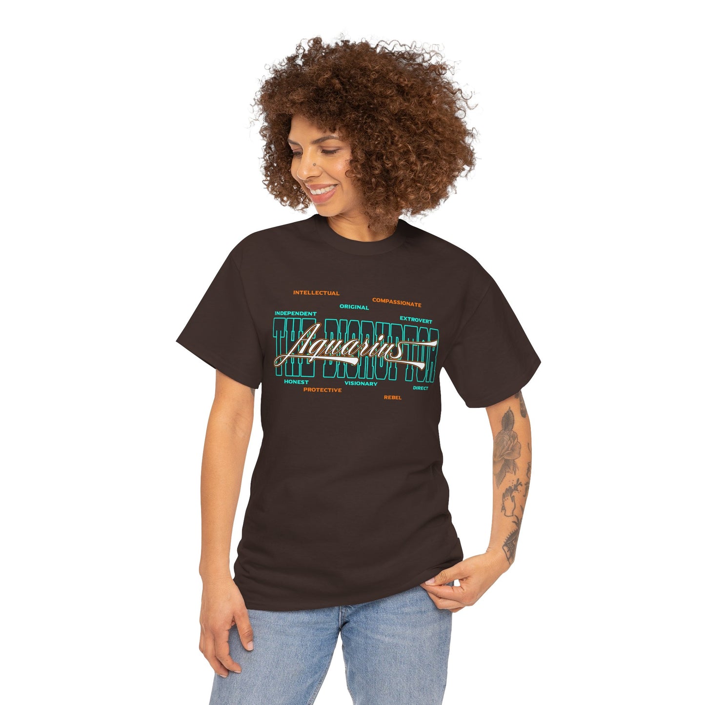 Aquarius Graphic Tee — "Different On Purpose" Casual Streetwear