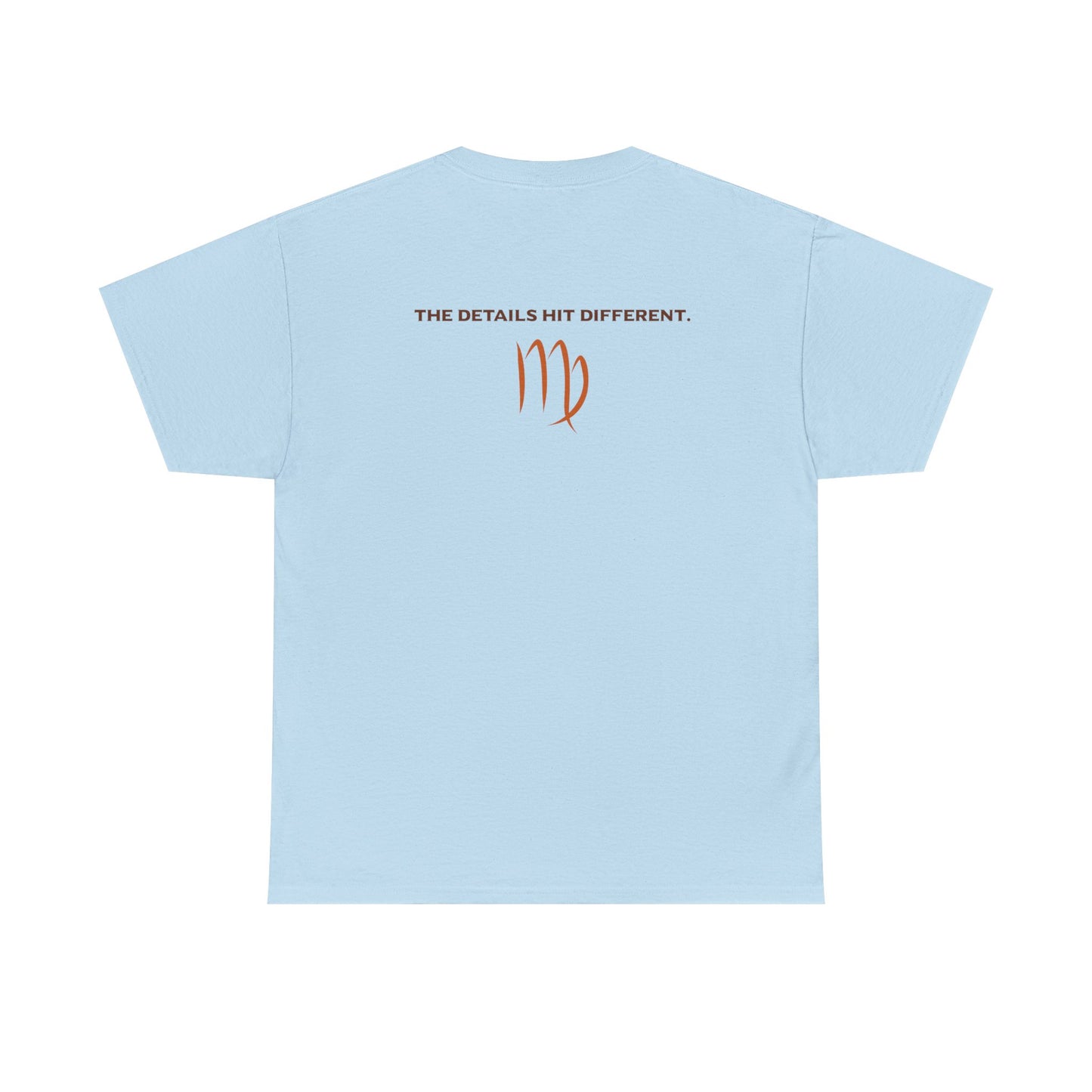 Virgo Graphic Tee — "The Details Hit Different" Astrology Shirt