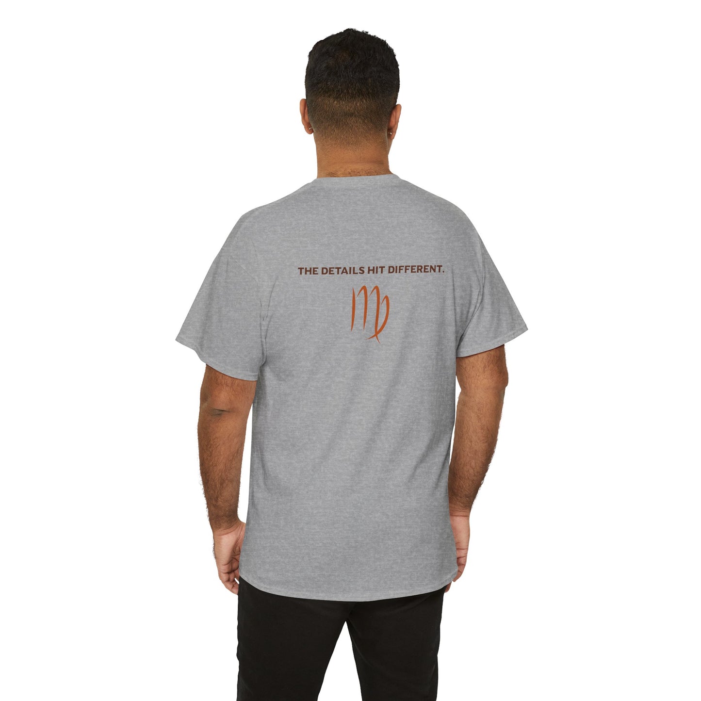 Virgo Graphic Tee — "The Details Hit Different" Astrology Shirt