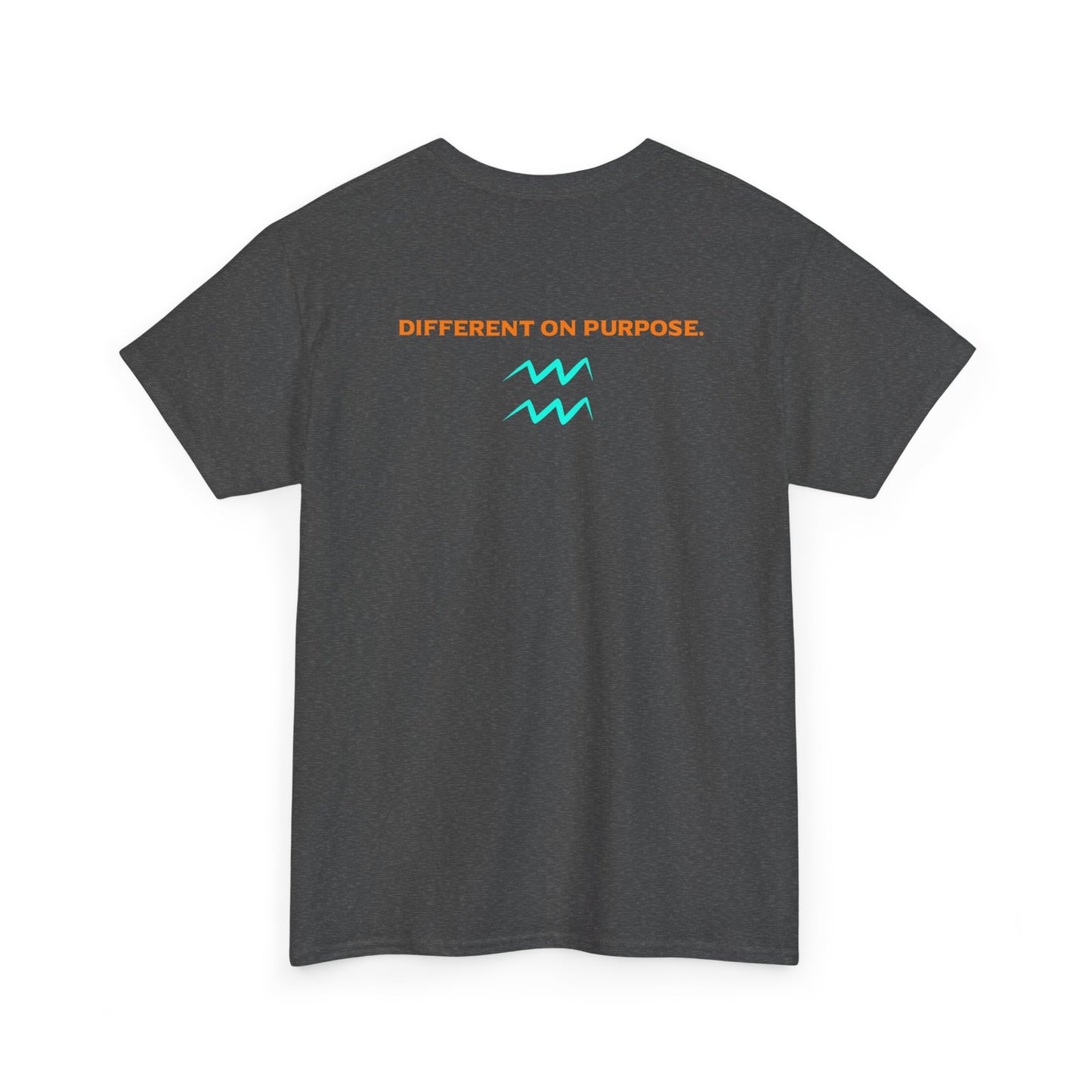 Aquarius Graphic Tee — "Different On Purpose" Casual Streetwear