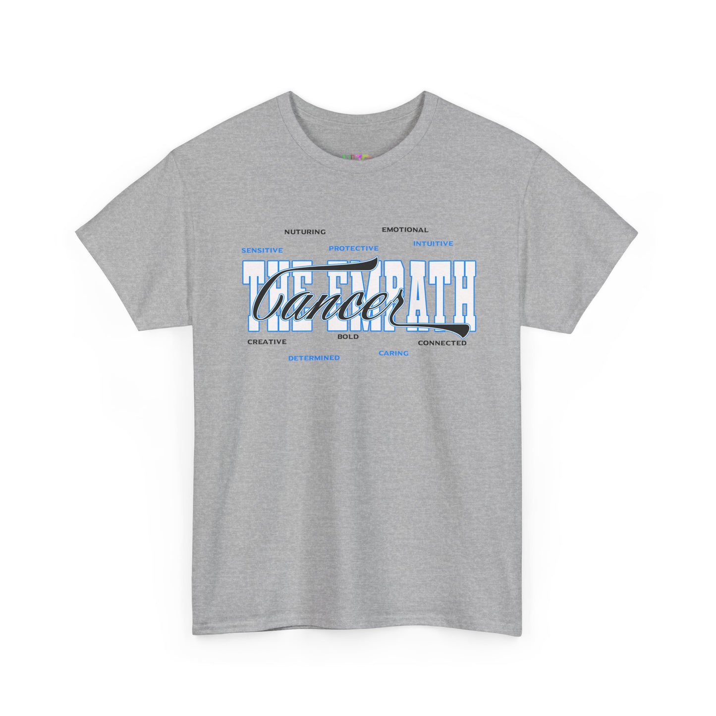 Cancer Zodiac T‑Shirt – 'Soft Heart, Hard Shell, Real Love' Astrological Tee