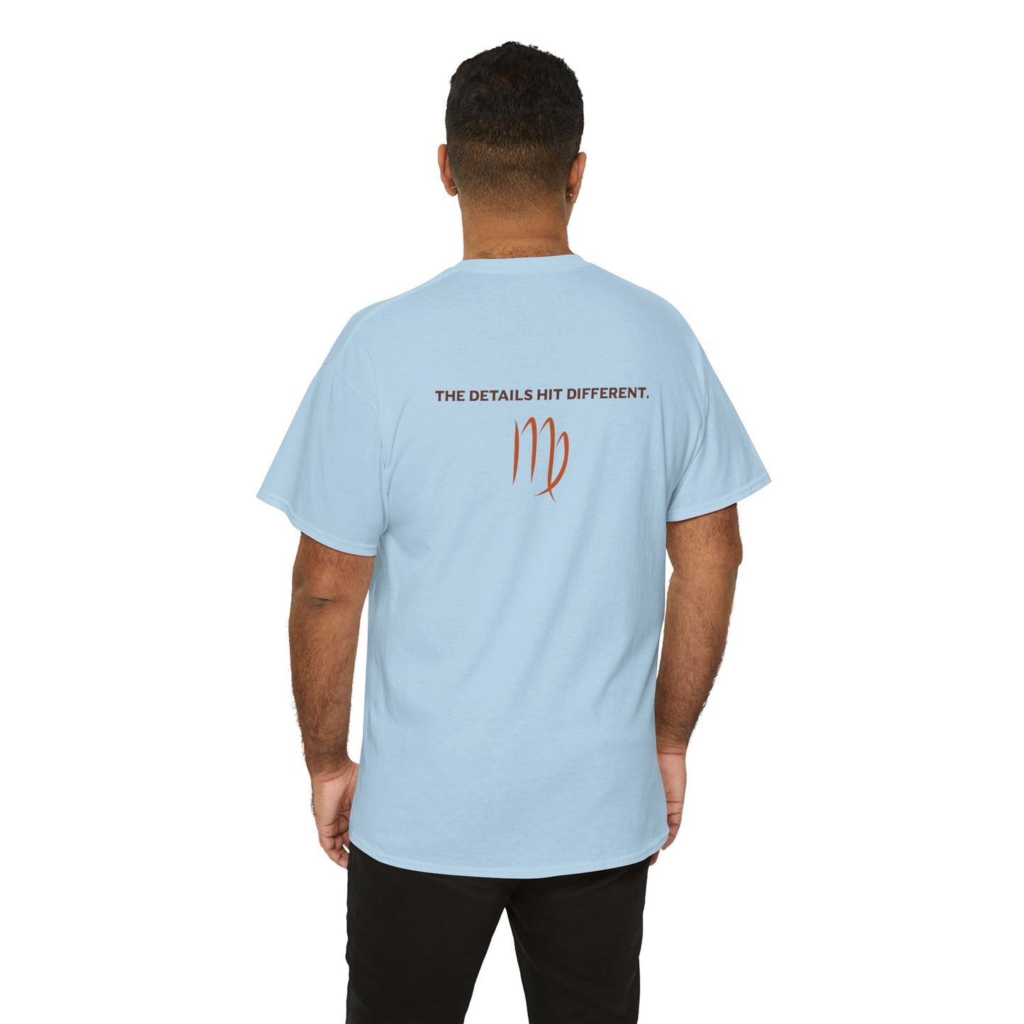Virgo Graphic Tee — "The Details Hit Different" Astrology Shirt